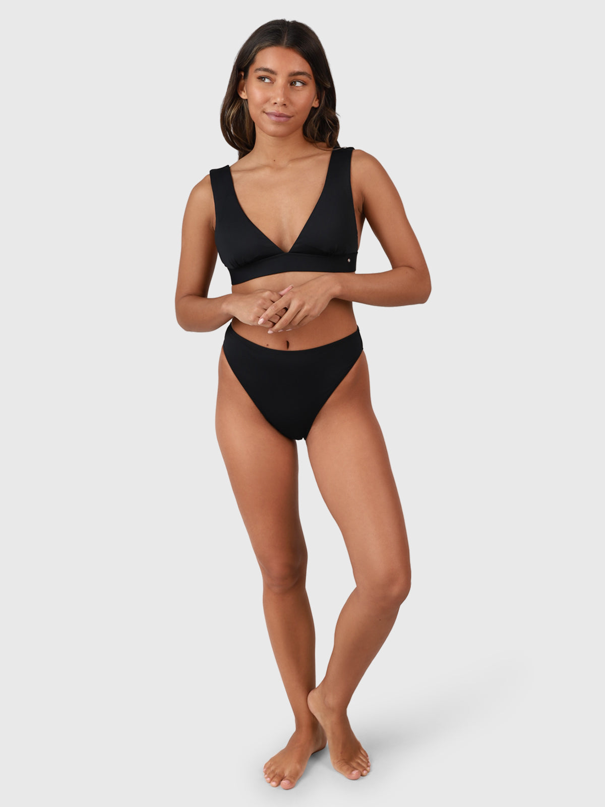 Forte Damen Bikini Top | Schwarz