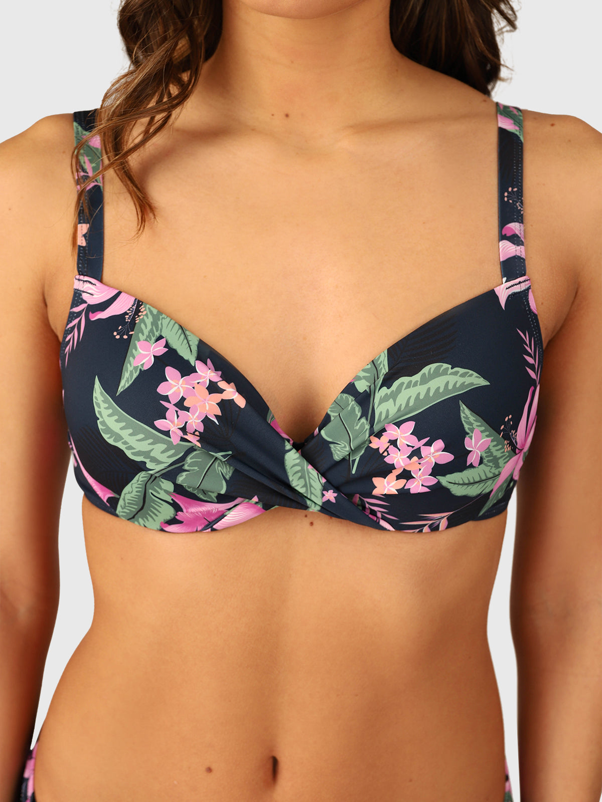 Stefana-Tropicana Women Bikini Top | Indigo Blue