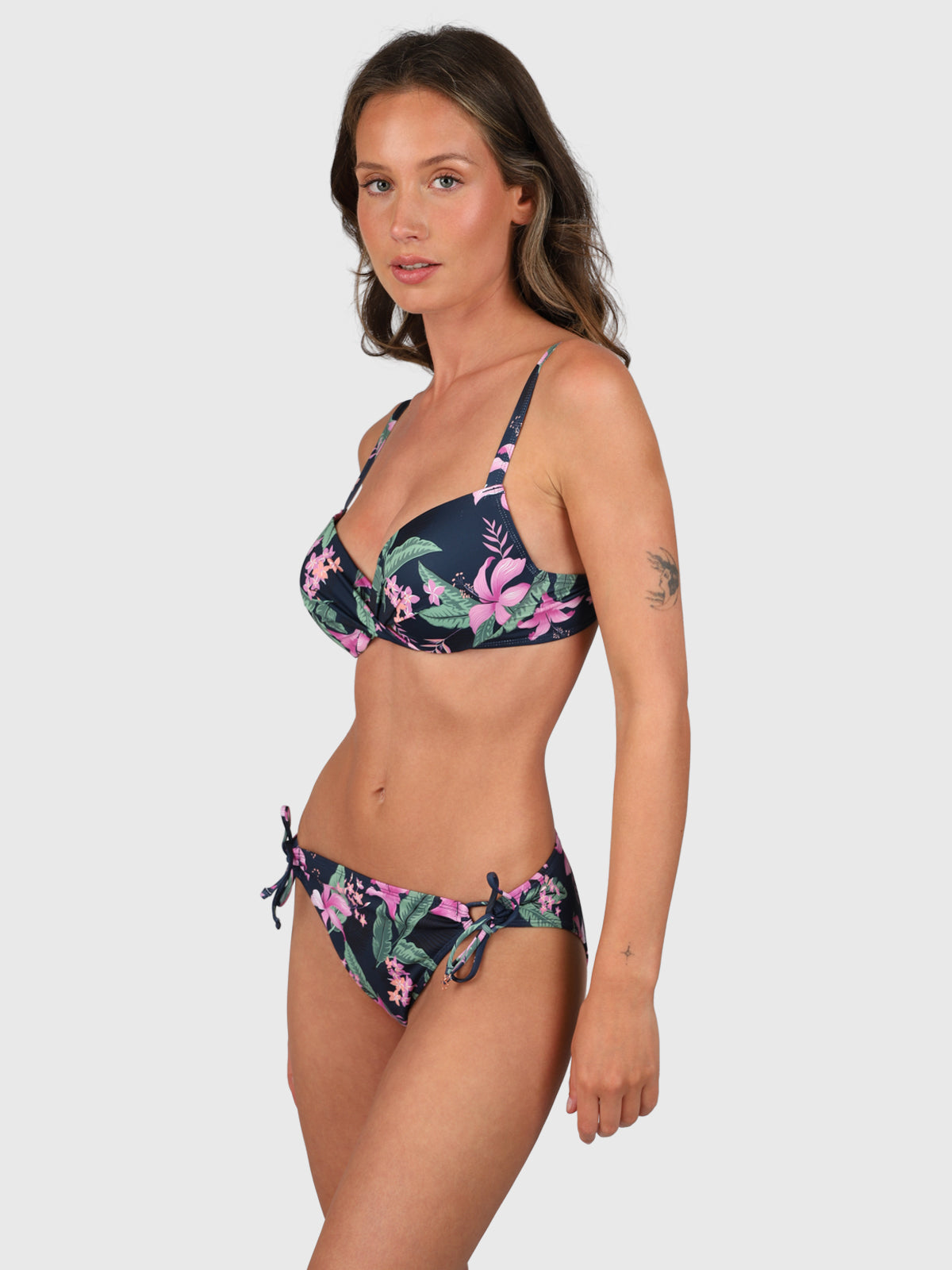 Nolestina-Tropicana Damen Bikini Hose | Indigo Blue