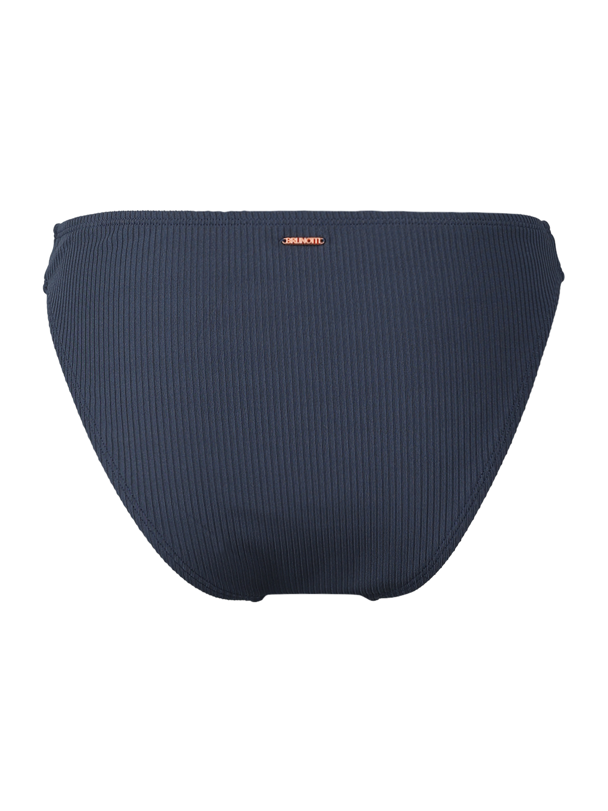 Flores-Rib Women High Waist Bikini Bottom | Indigo Blue