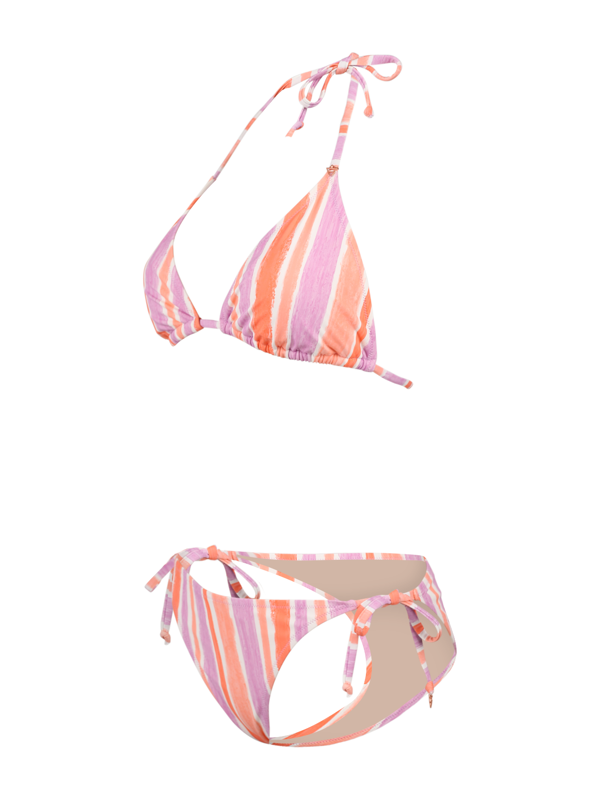 Lolly-Stripe Women Bikini | Snow