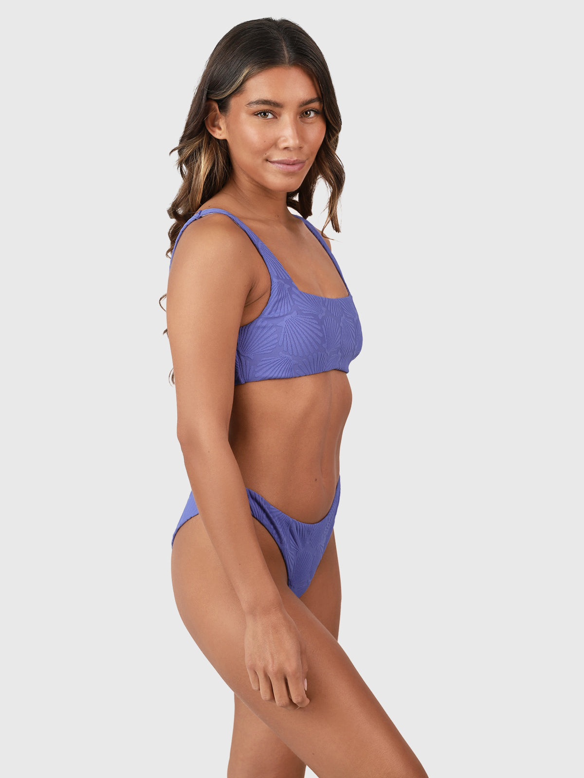 Lilly-Shell Dames Bralette Bikini Set | Blue Bay