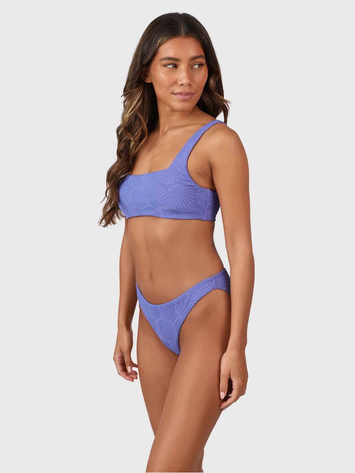Lilly-Shell Dames Bralette Bikini Set | Blue Bay