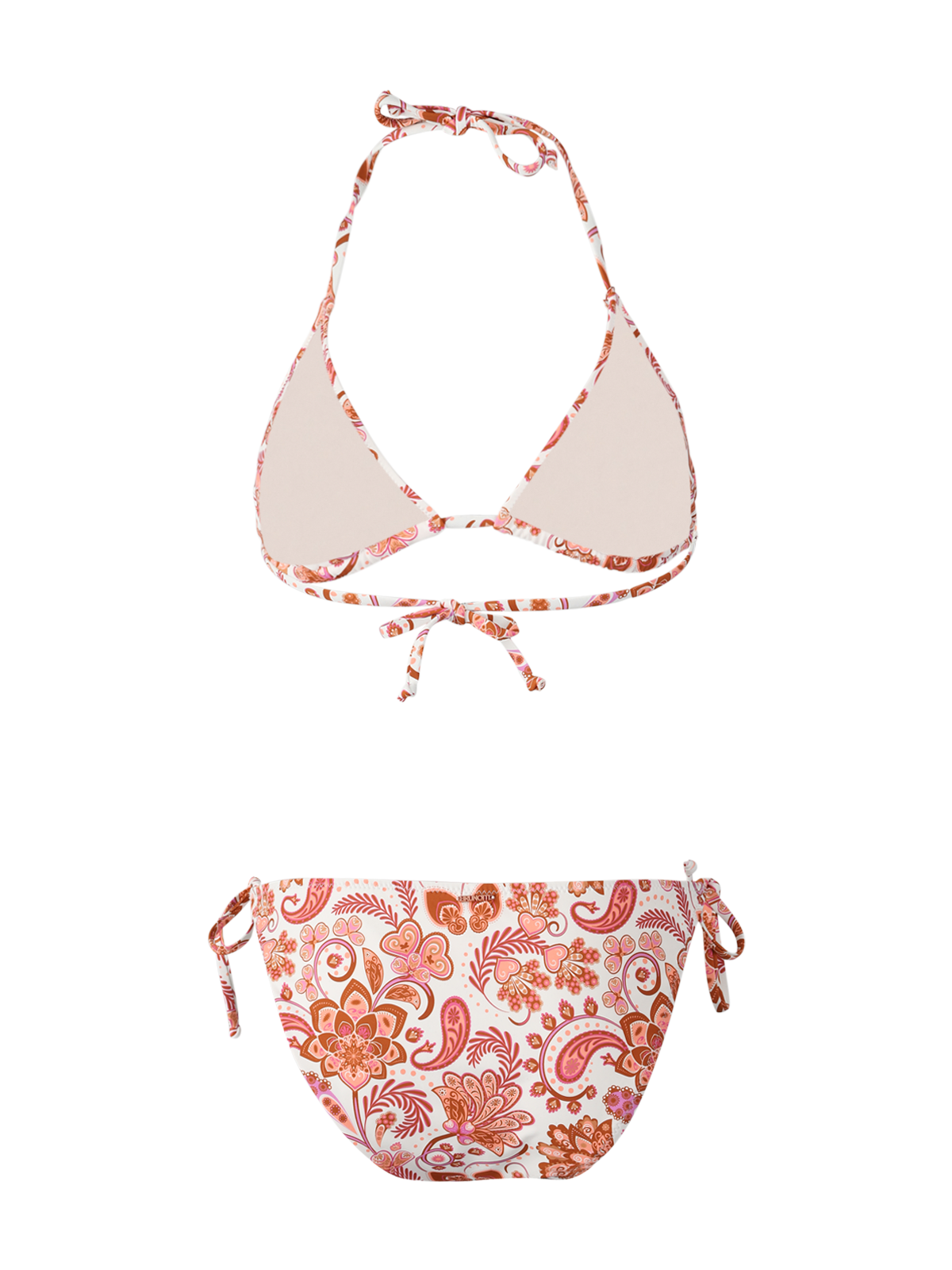 Lolly-Paisley Damen Triangel Bikini Set | Snow
