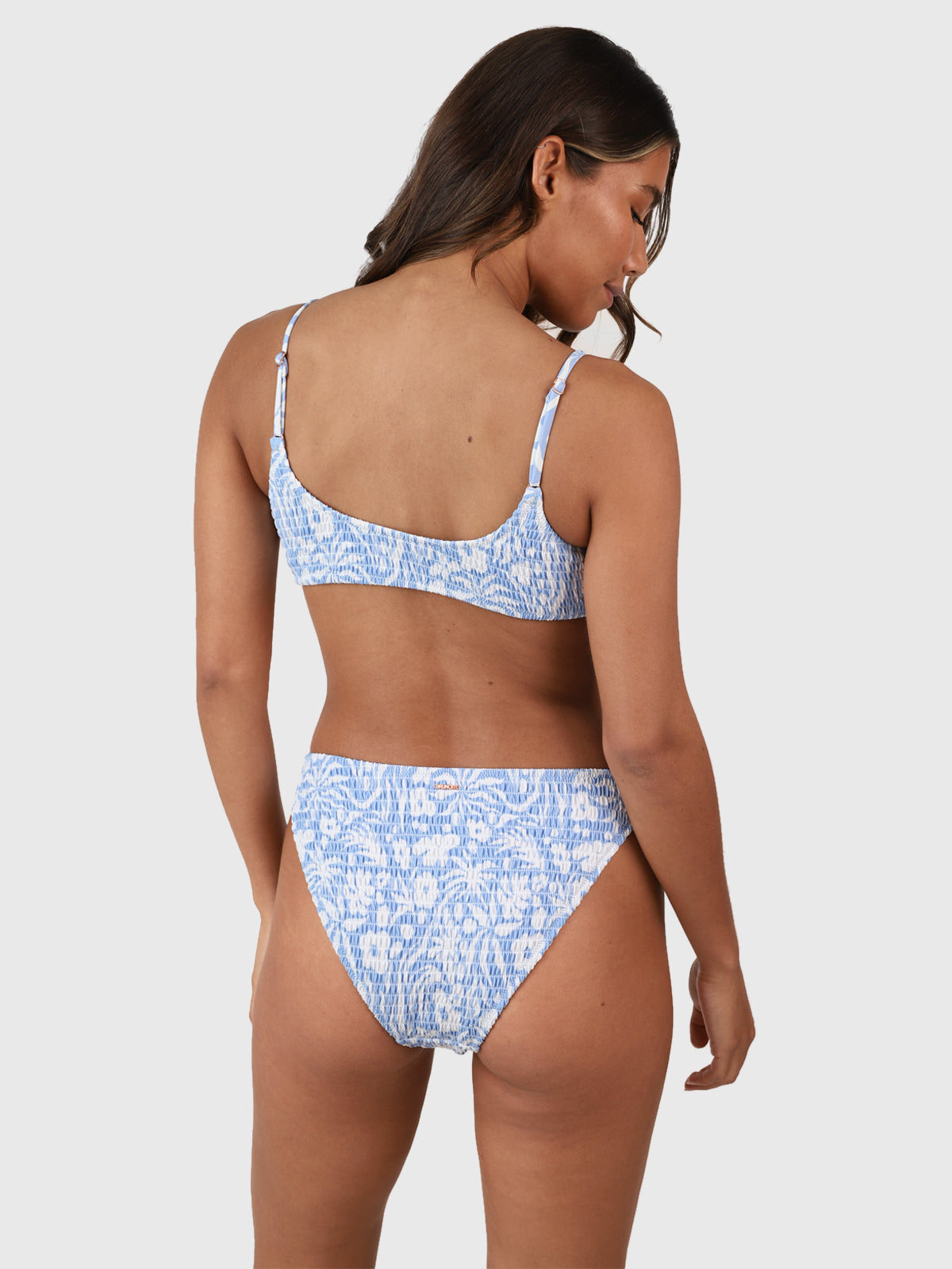 Cruzin-Swirl Dames Bralette Bikini | Bluebell