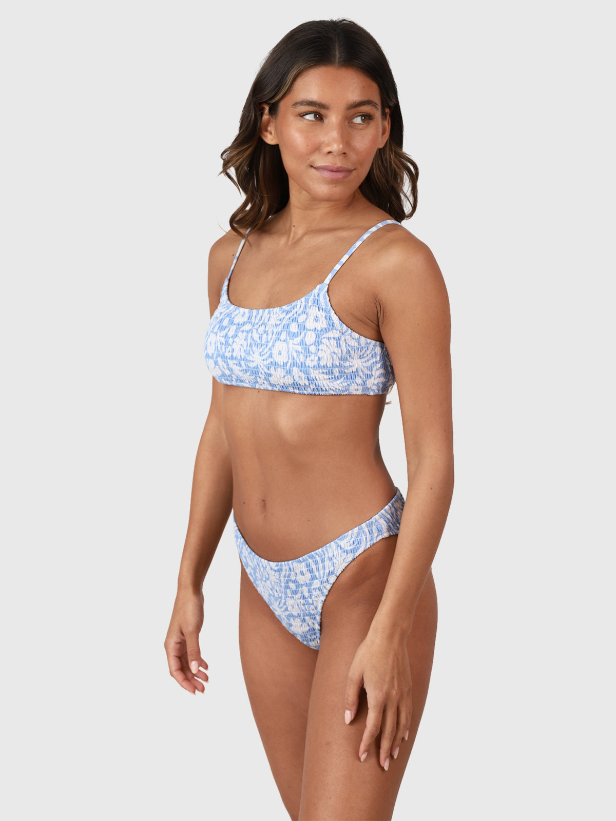 Cruzin-Swirl Dames Bralette Bikini | Bluebell