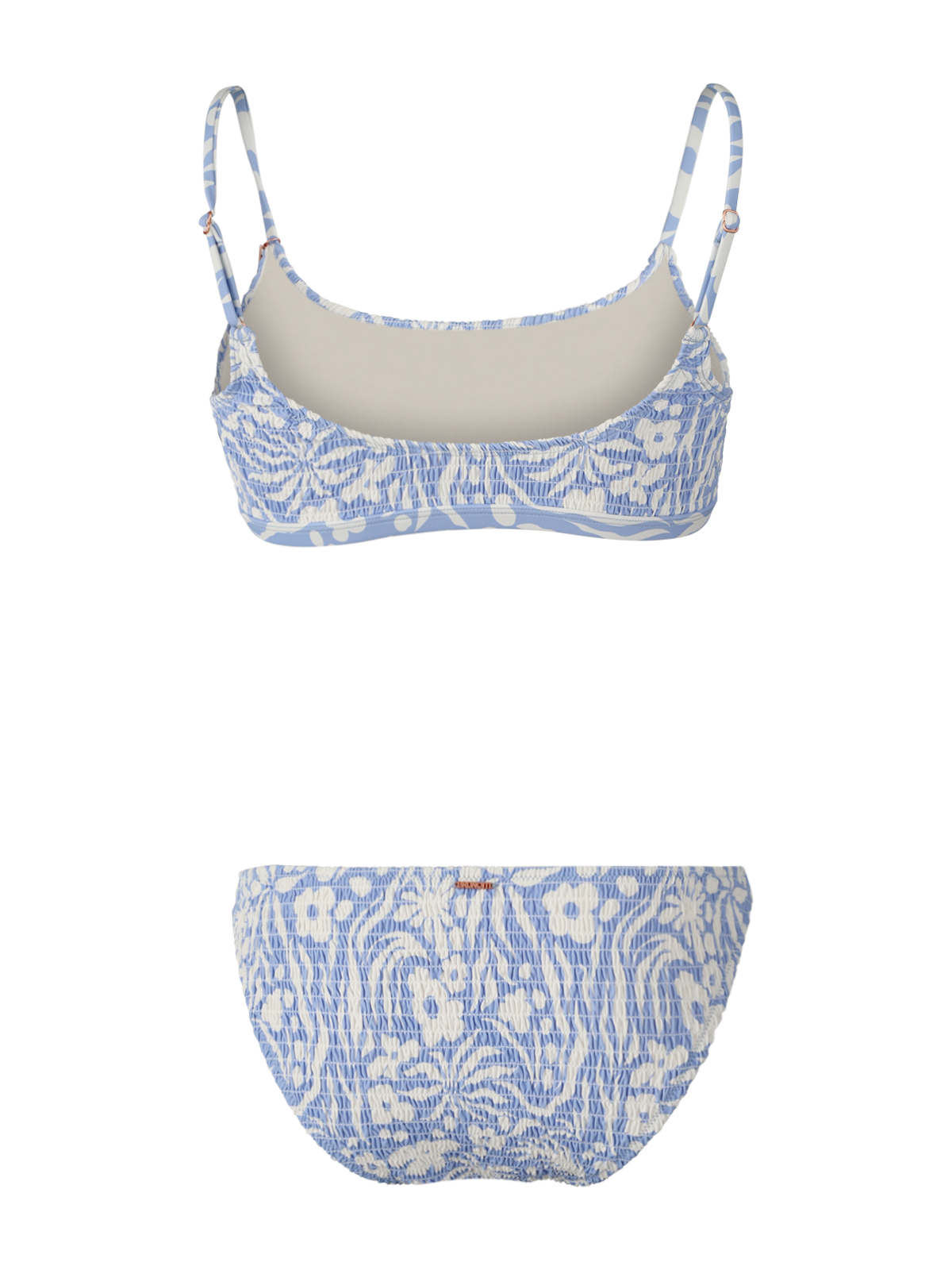 Cruzin-Swirl Dames Bralette Bikini | Bluebell