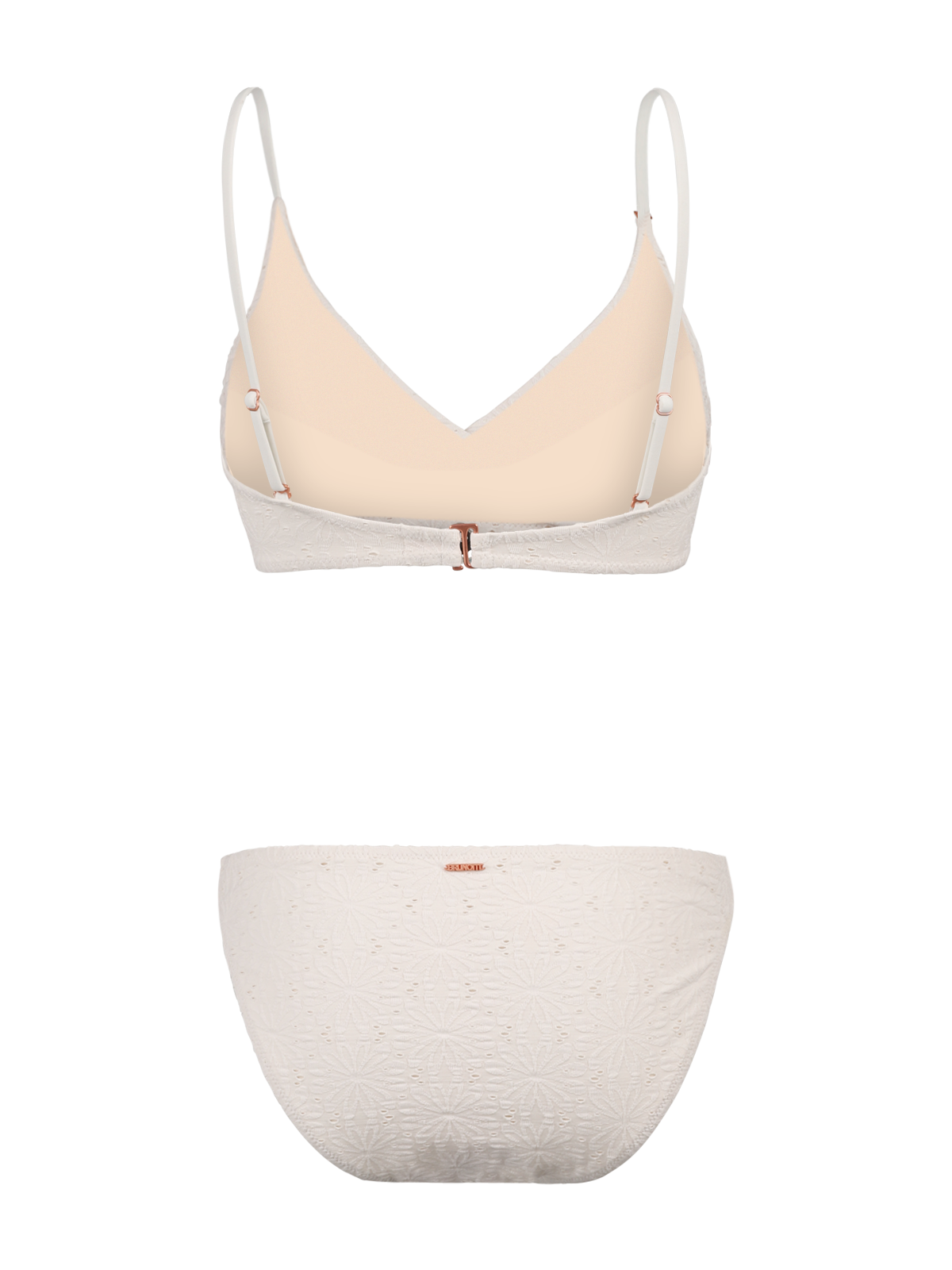 Bella-Broderie Women Bralette Bikini | Snow