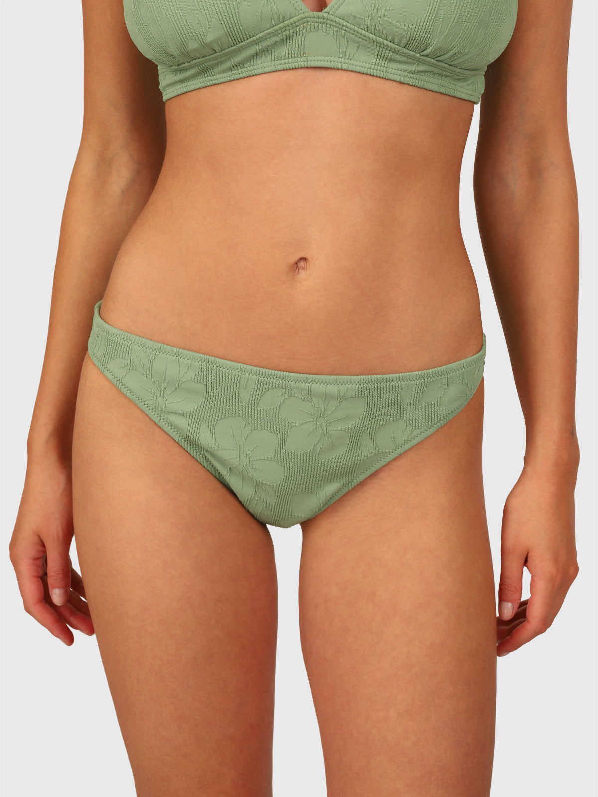 Delphine-Jacquard Dames Bralette Bikini | Eucalyptus
