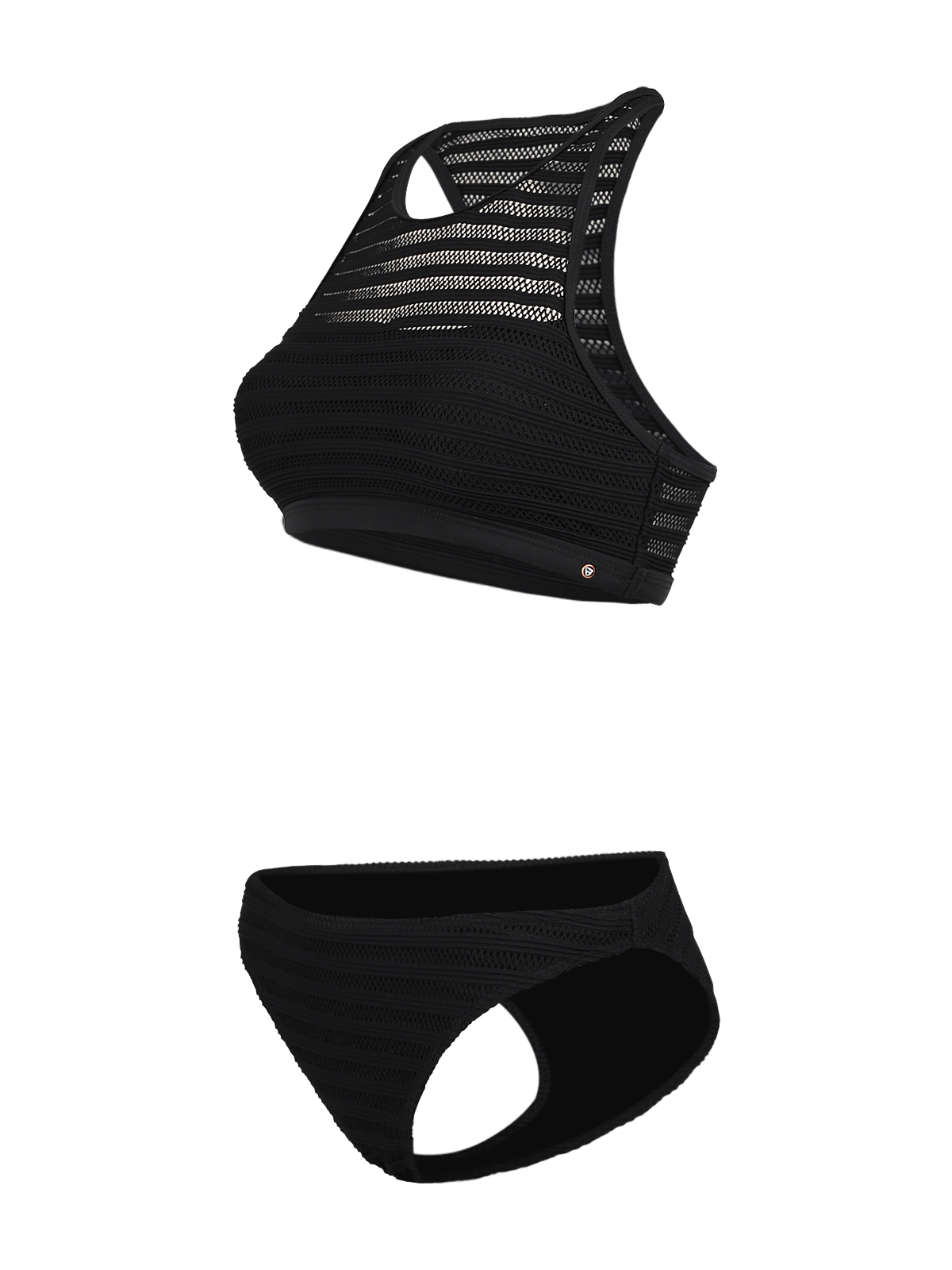Elena Dames Sports Bikini | Black