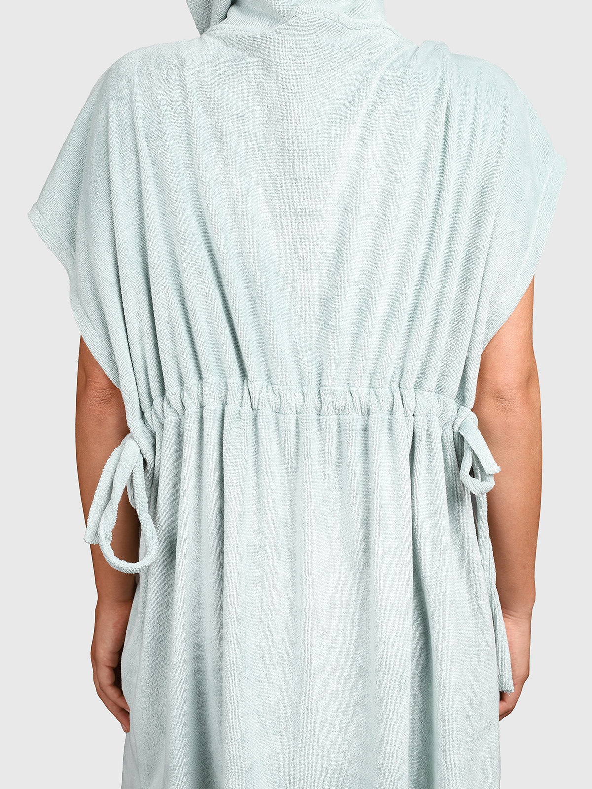 Paige Dames Poncho | Aqua Grey