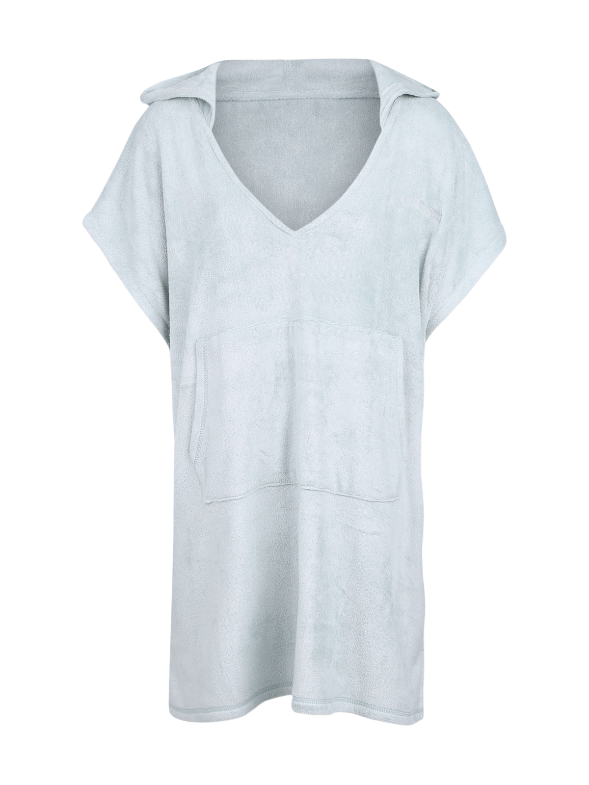 Paige Women Poncho | Aqua Grey