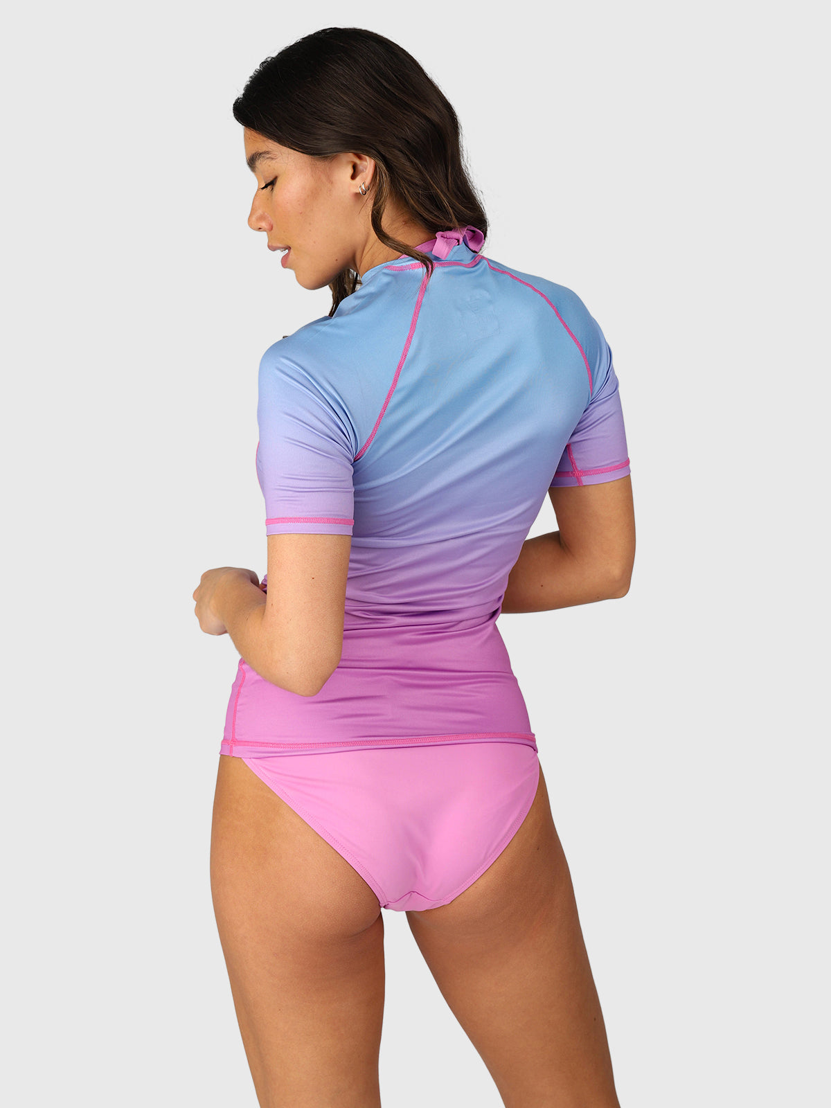Linea-Gradient Women Rashguard | Bluebell
