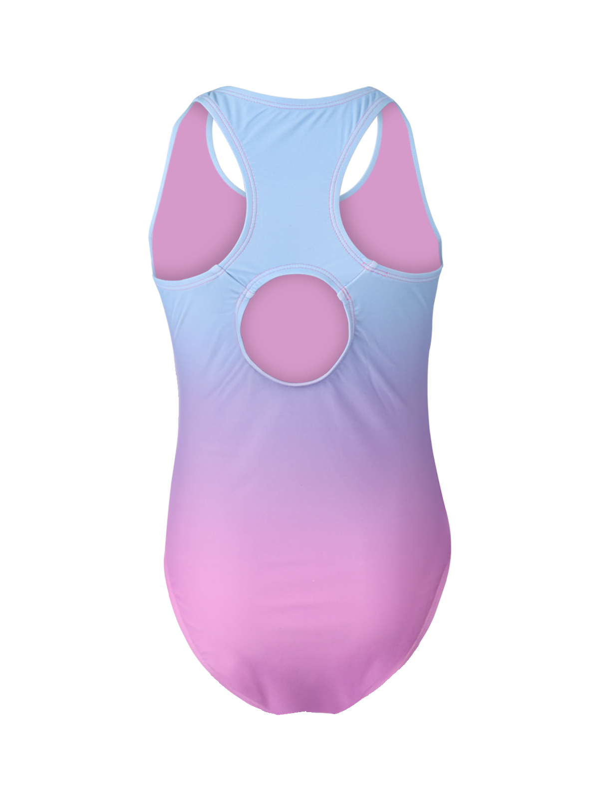 Sally-Gradient Girls Swimsuit | Bluebell