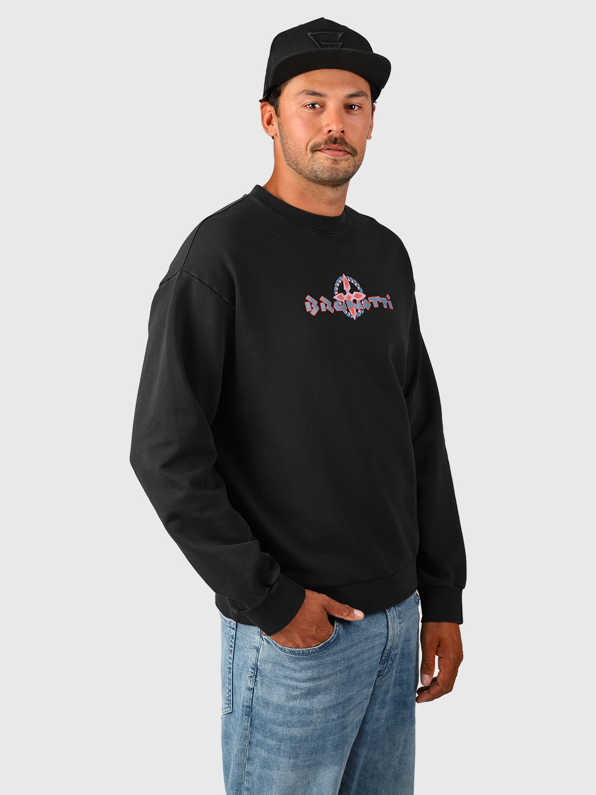 ReWind Heren Sweater | Pirate Black