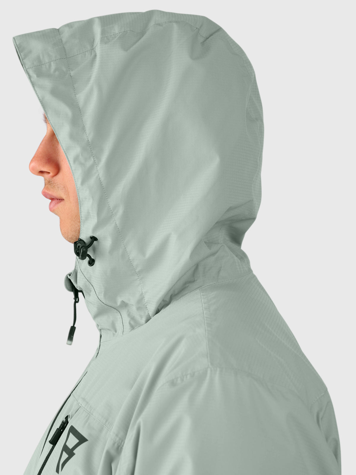Weylin Heren Regenjas | Jet Grey