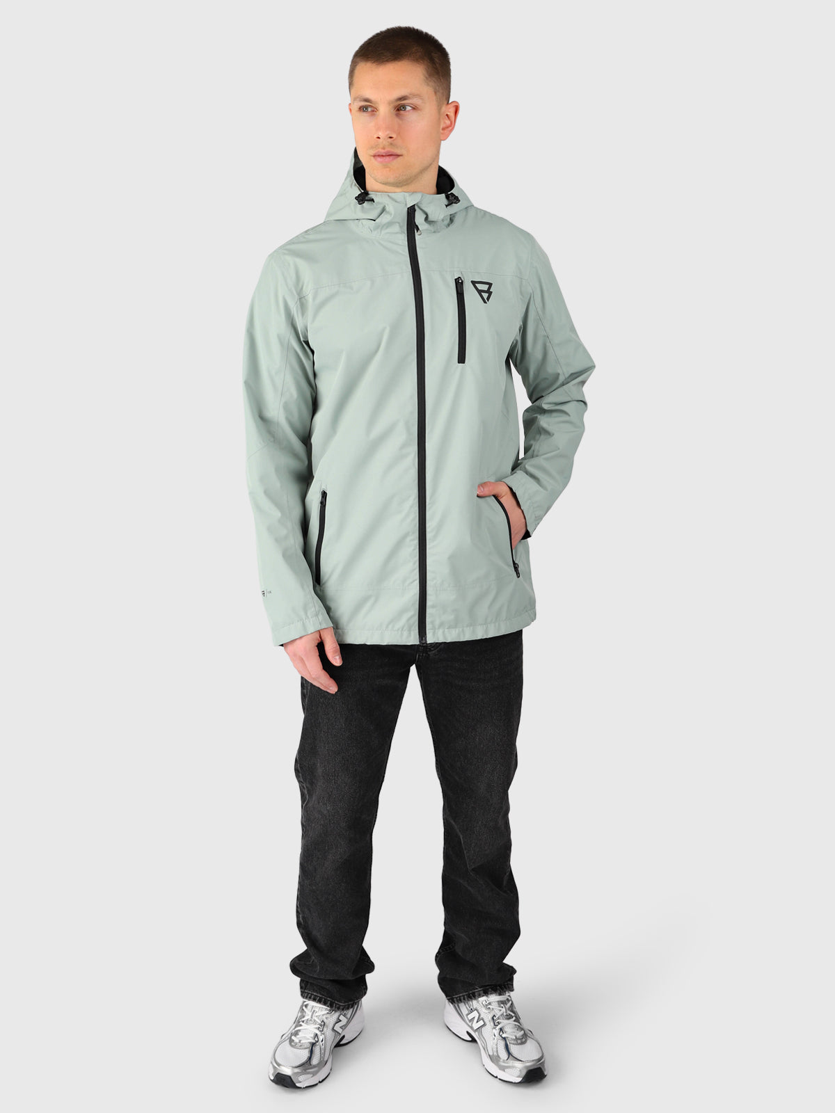 Weylin Heren Regenjas | Jet Grey