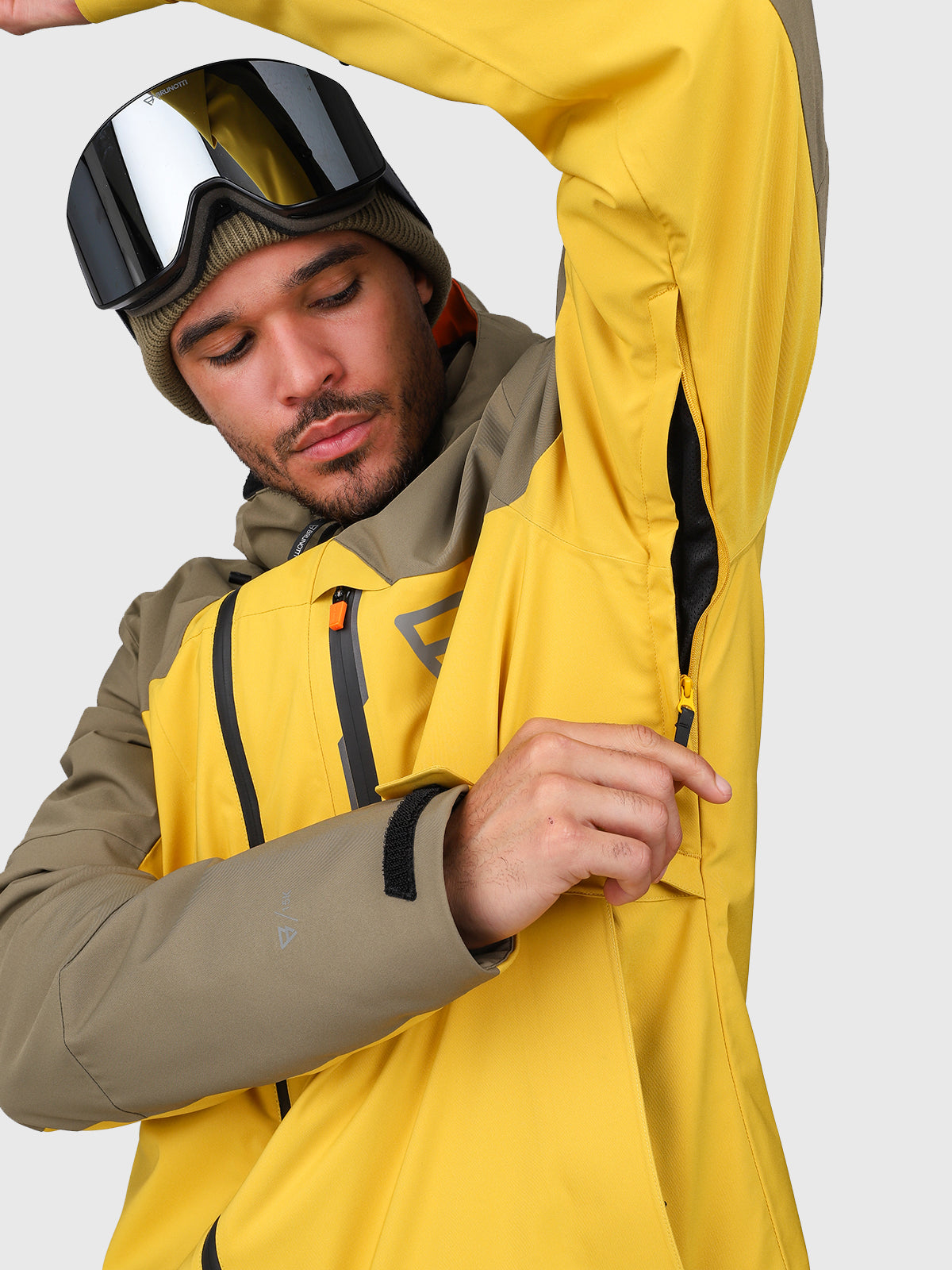 Kanisher Men Snow Jacket | Lemon Curry