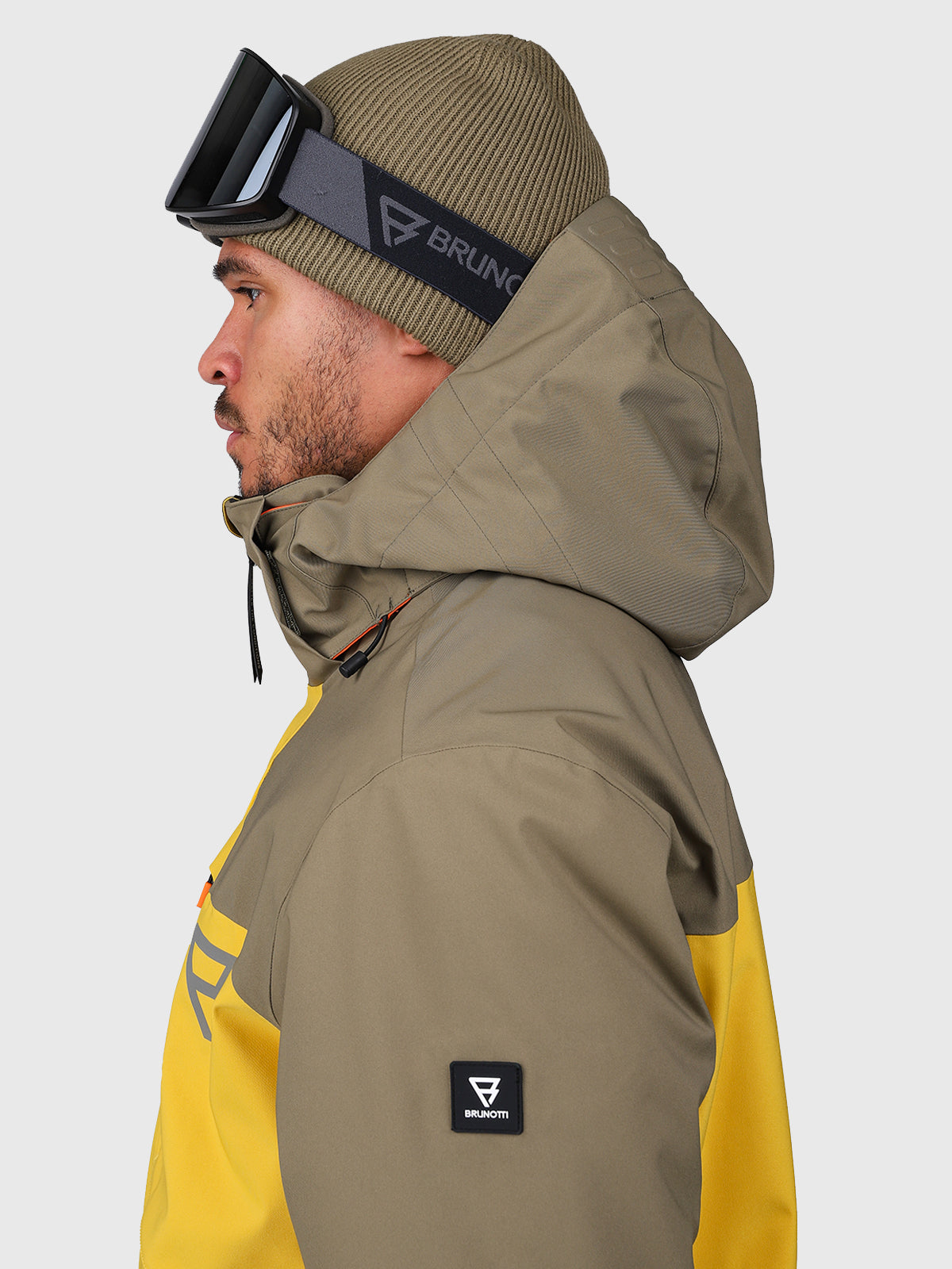 Kanisher Men Snow Jacket | Lemon Curry