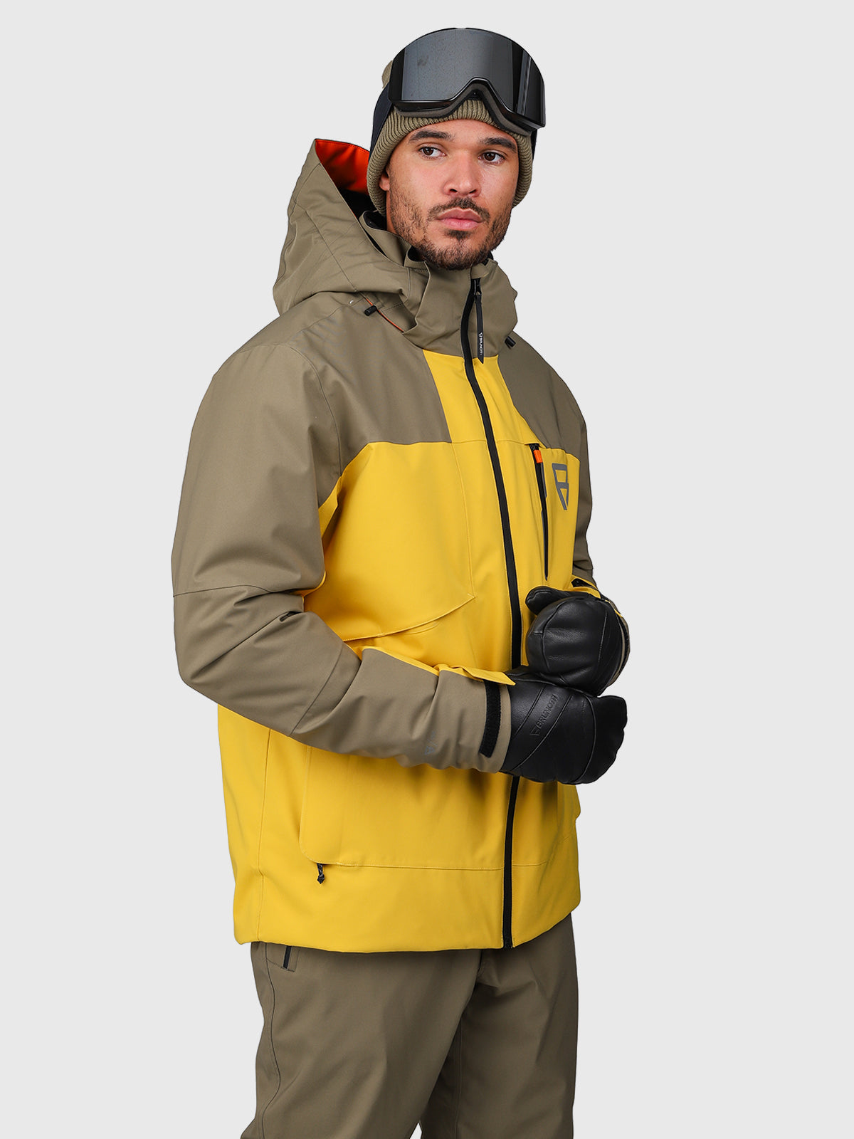 Kanisher Men Snow Jacket | Lemon Curry