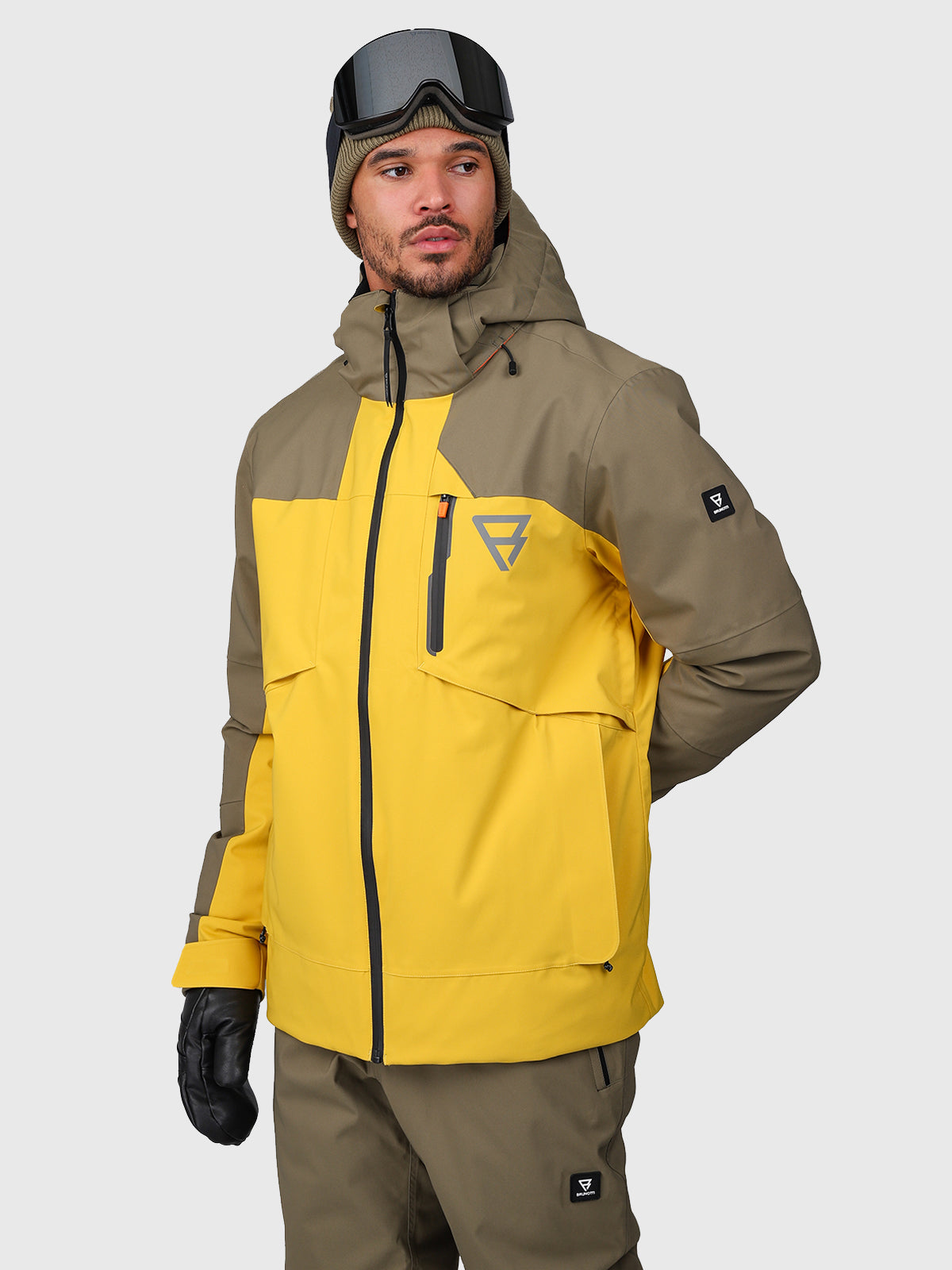 Kanisher Men Snow Jacket | Lemon Curry