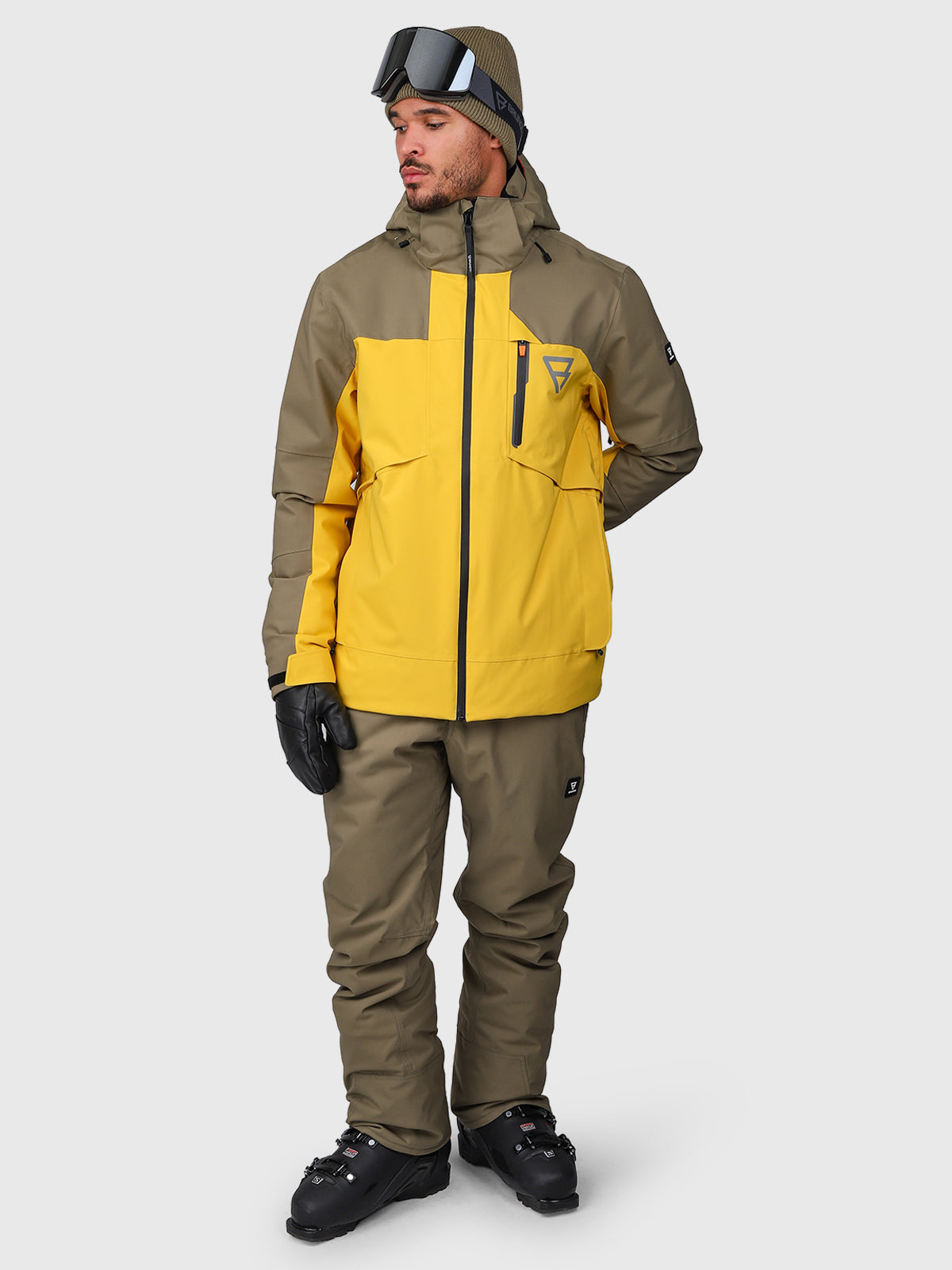 Kanisher Men Snow Jacket | Lemon Curry