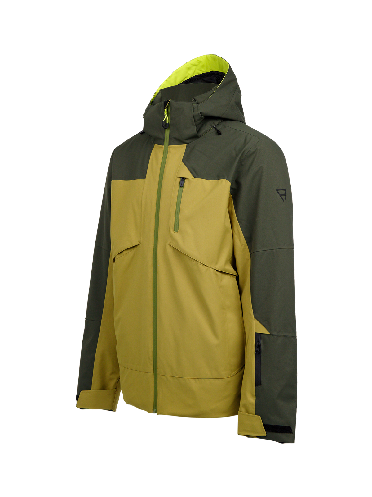 Kanisher Men Snow Jacket | Dark Moss