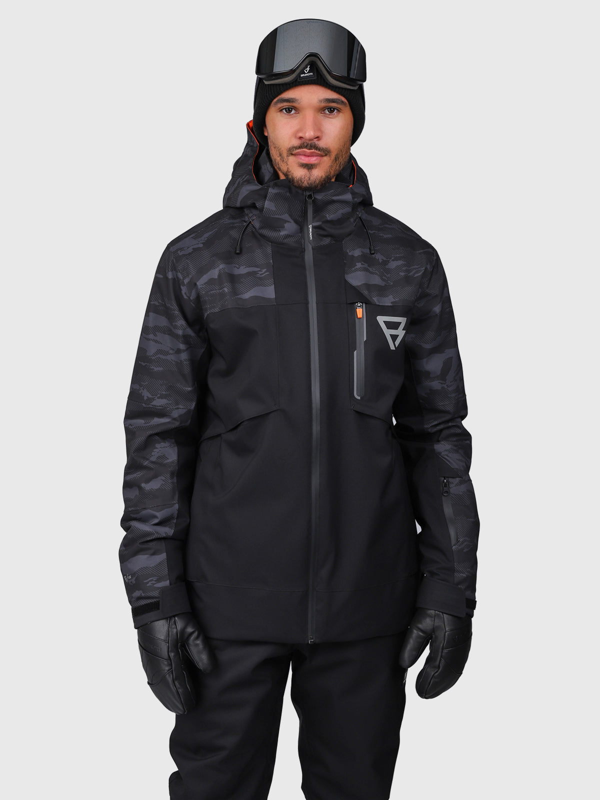 Kanisher Herren Schneejacke | Schwarz