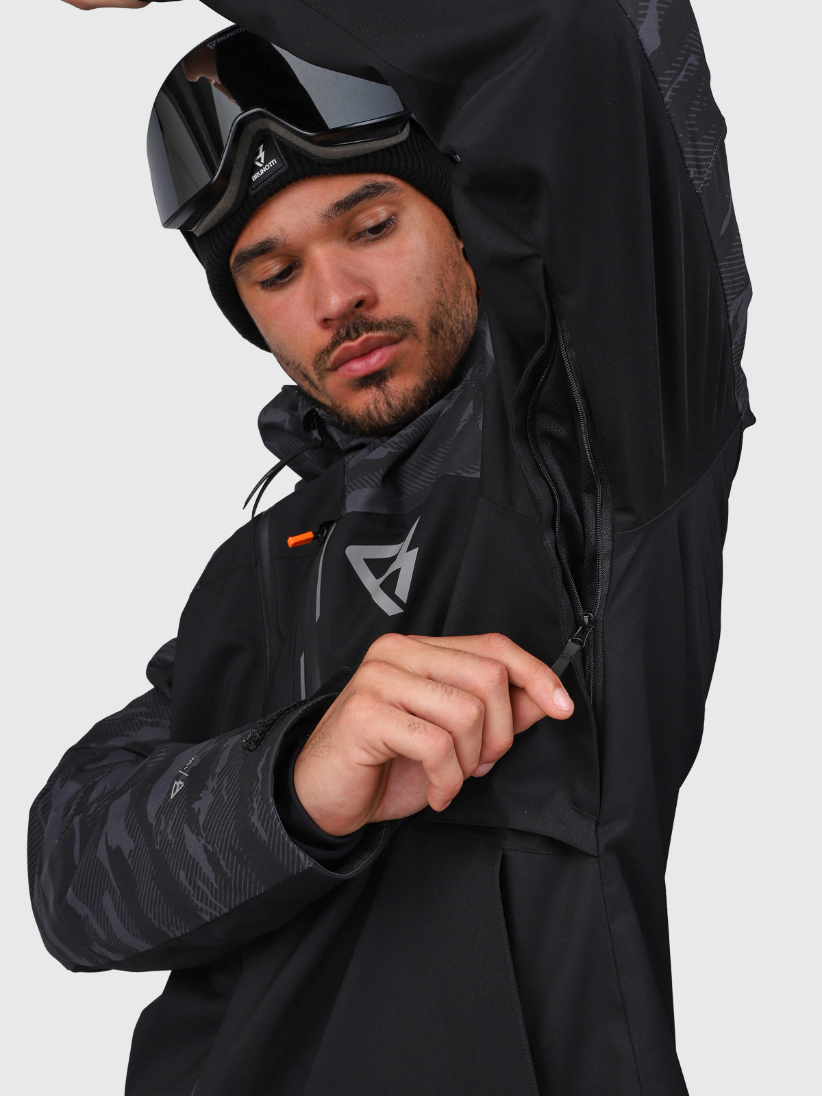 Kanisher Herren Schneejacke | Schwarz