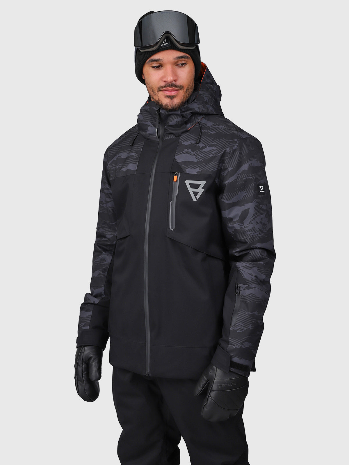 Kanisher Herren Schneejacke | Schwarz
