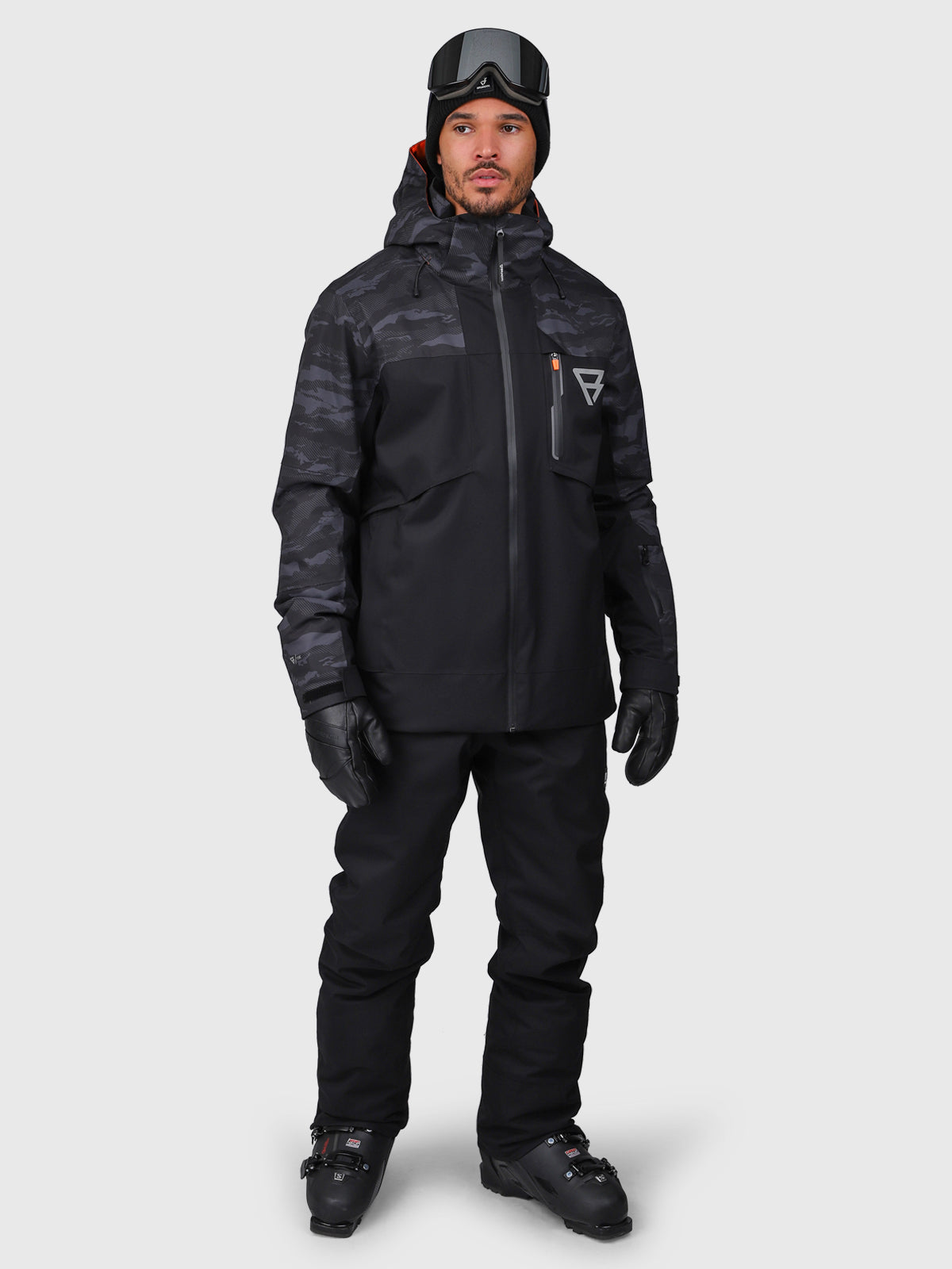 Kanisher Herren Schneejacke | Schwarz