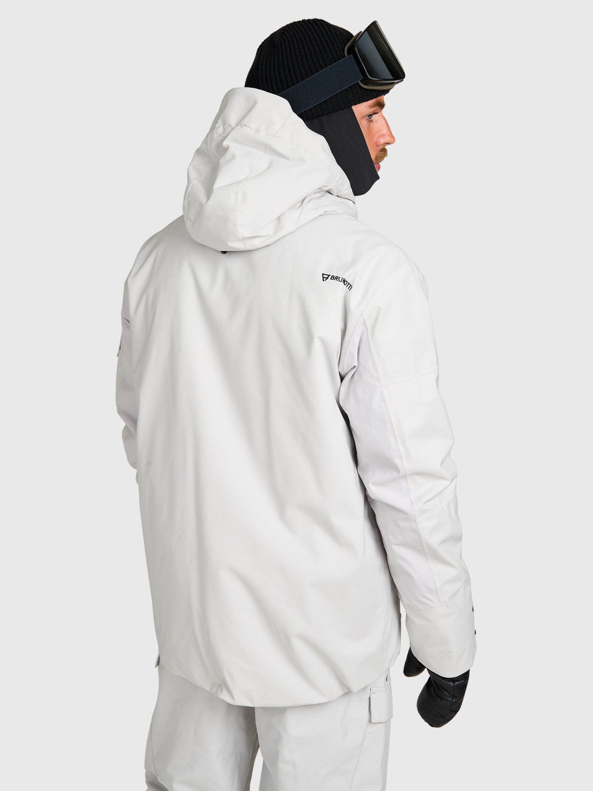 Bodish Men Snow Jacket | Soft Grey