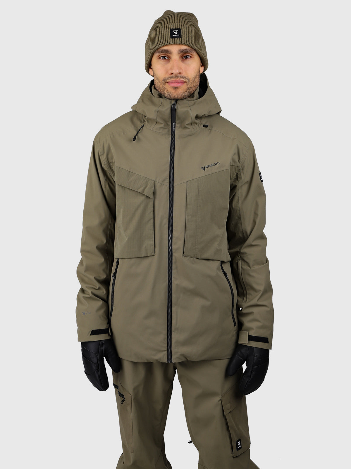 Bodish Men Snow Jacket | Dusky Green