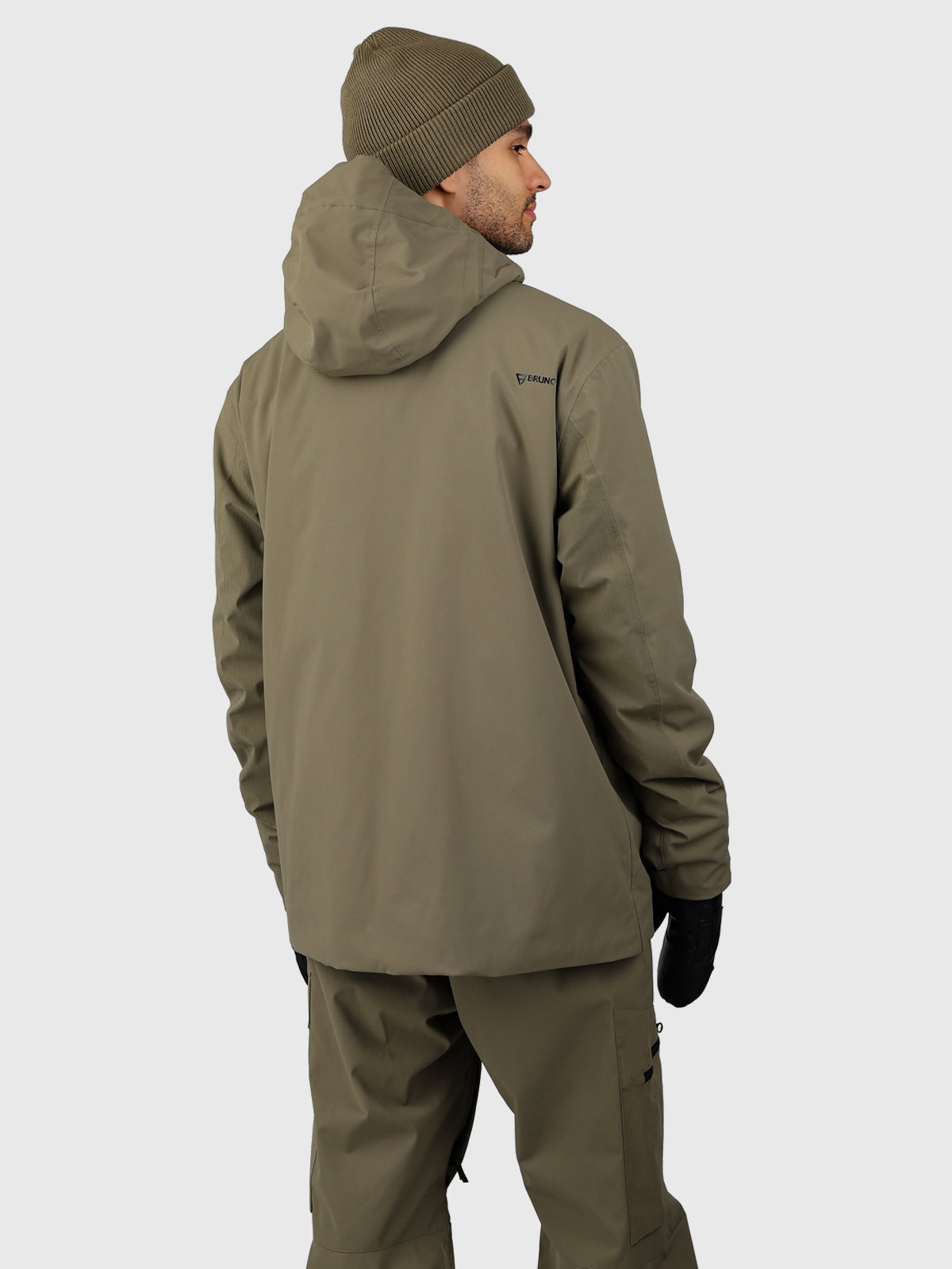 Bodish Men Snow Jacket | Dusky Green