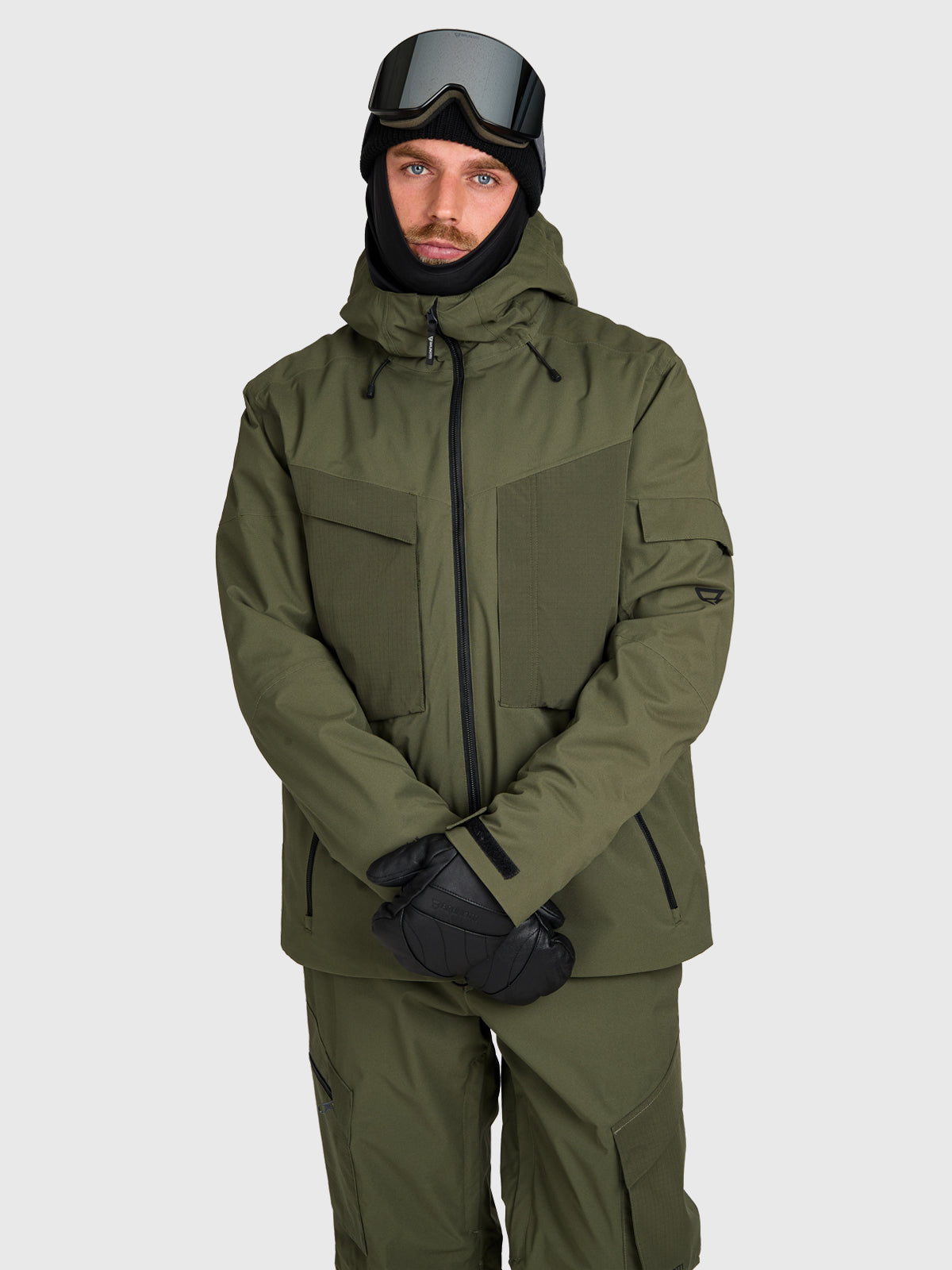 Bodish Men Snow Jacket | Deep Green
