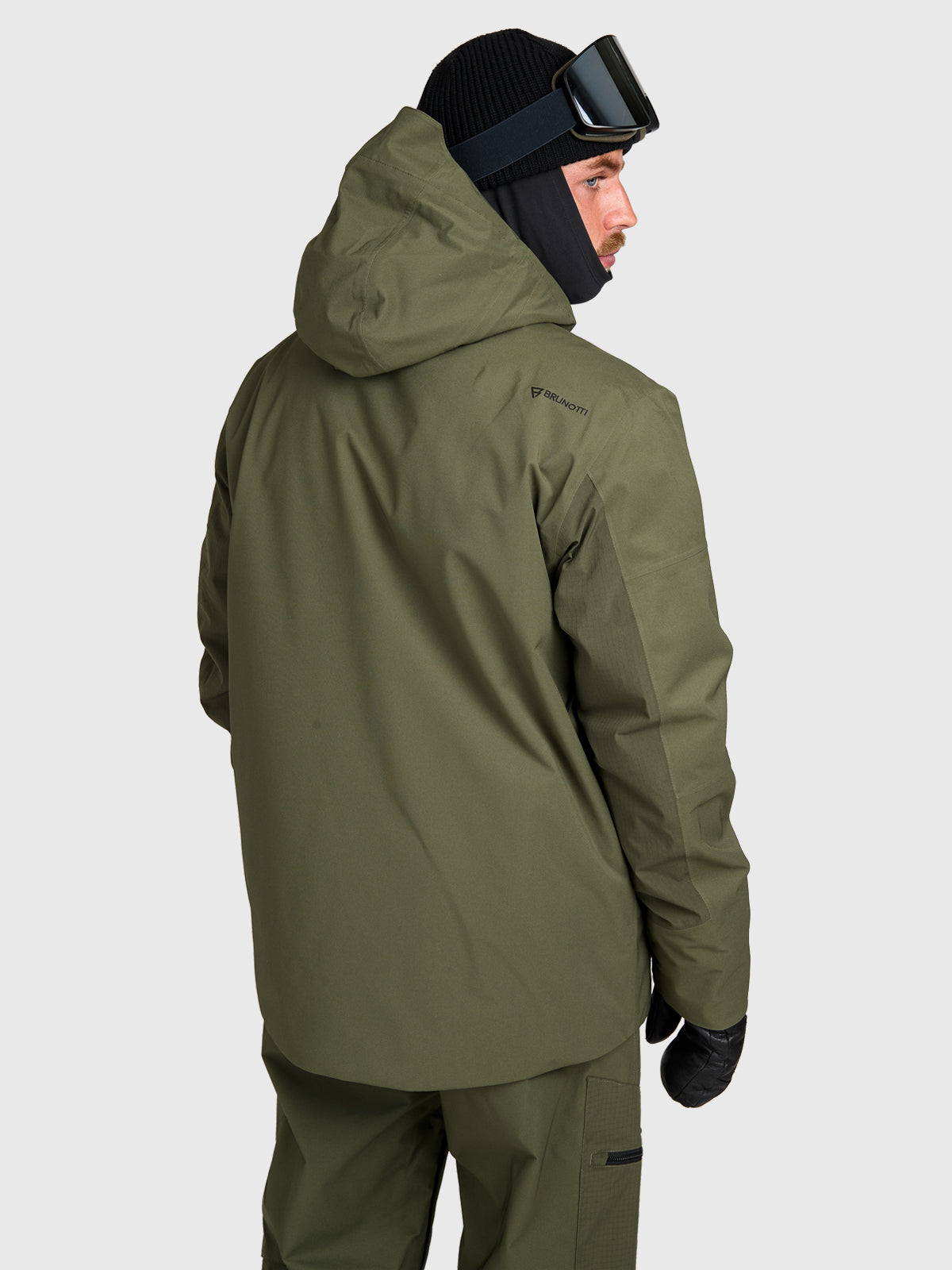 Bodish Men Snow Jacket | Deep Green