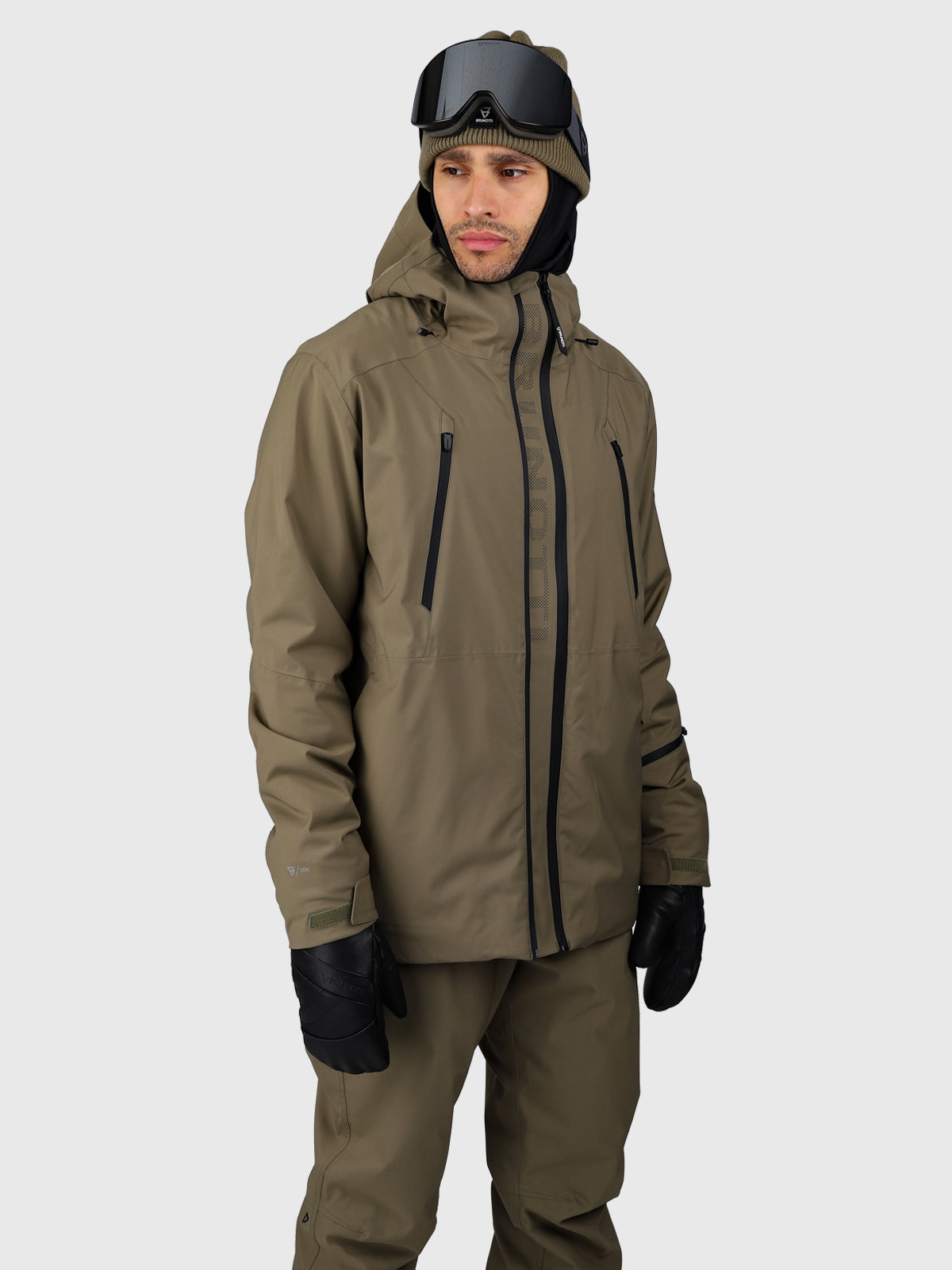 Norrow Herren Schneejacke | Dunkelgrün