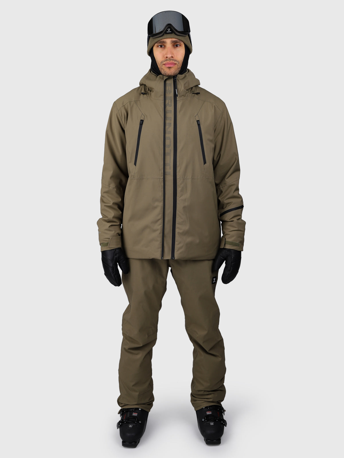 Norrow Herren Schneejacke | Dunkelgrün