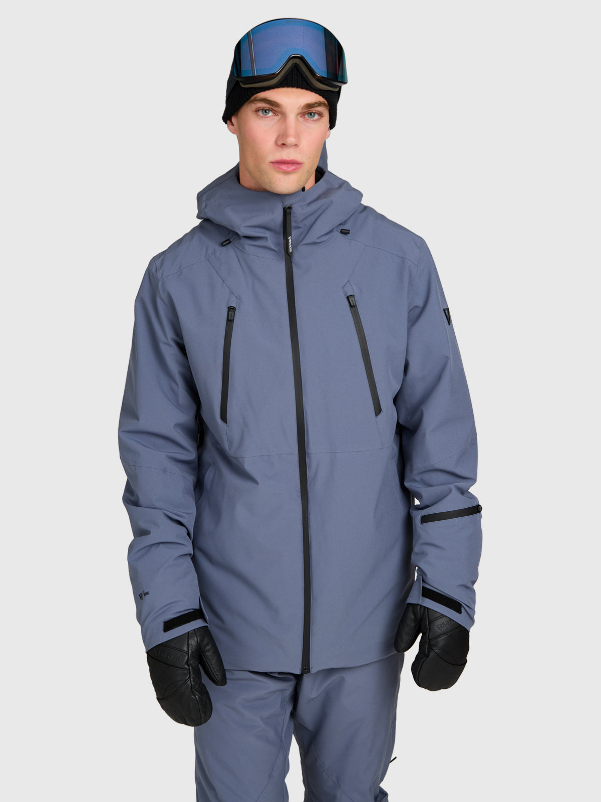 Norrow Men Snow Jacket | Grey Sky