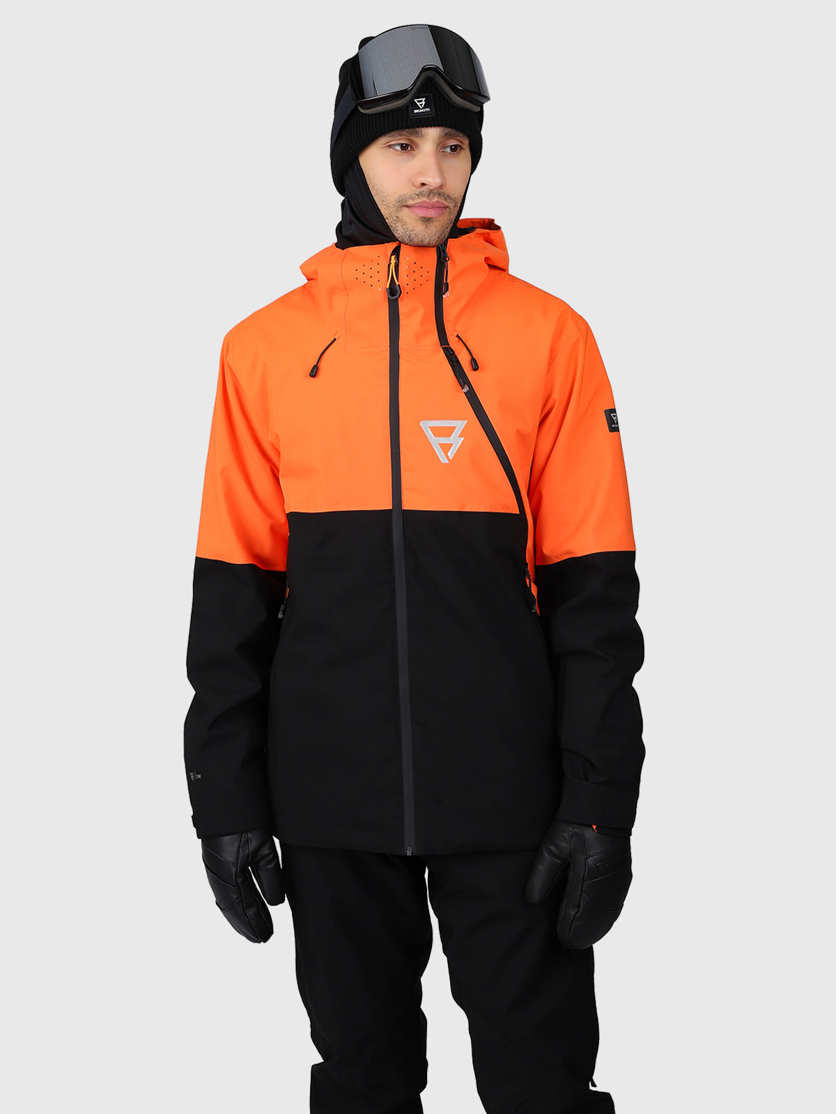 Curtis Men Snow Jacket | Punch Orange