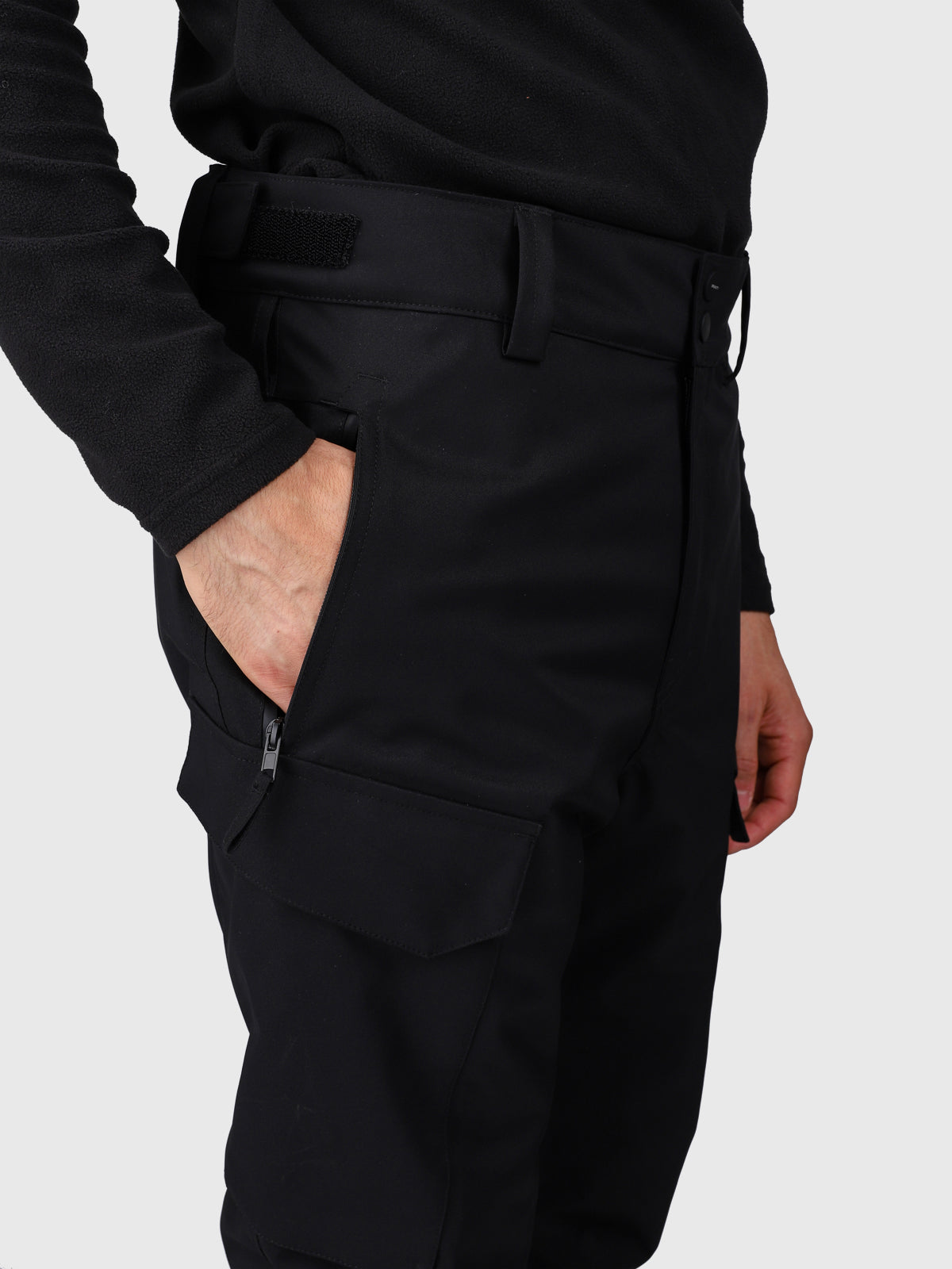 Footrail-Cargo Heren Ski Broek | Zwart