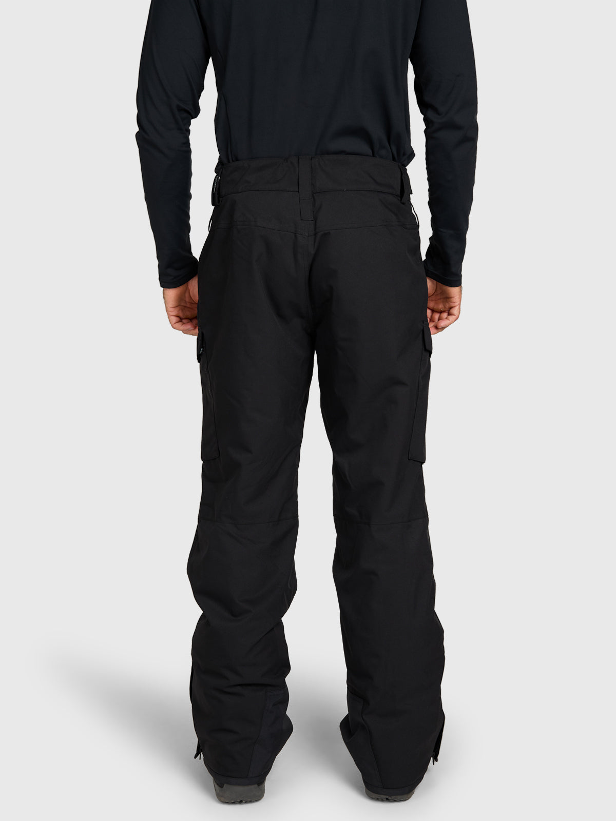 Footrail-Cargo Men Snow Pants | Black