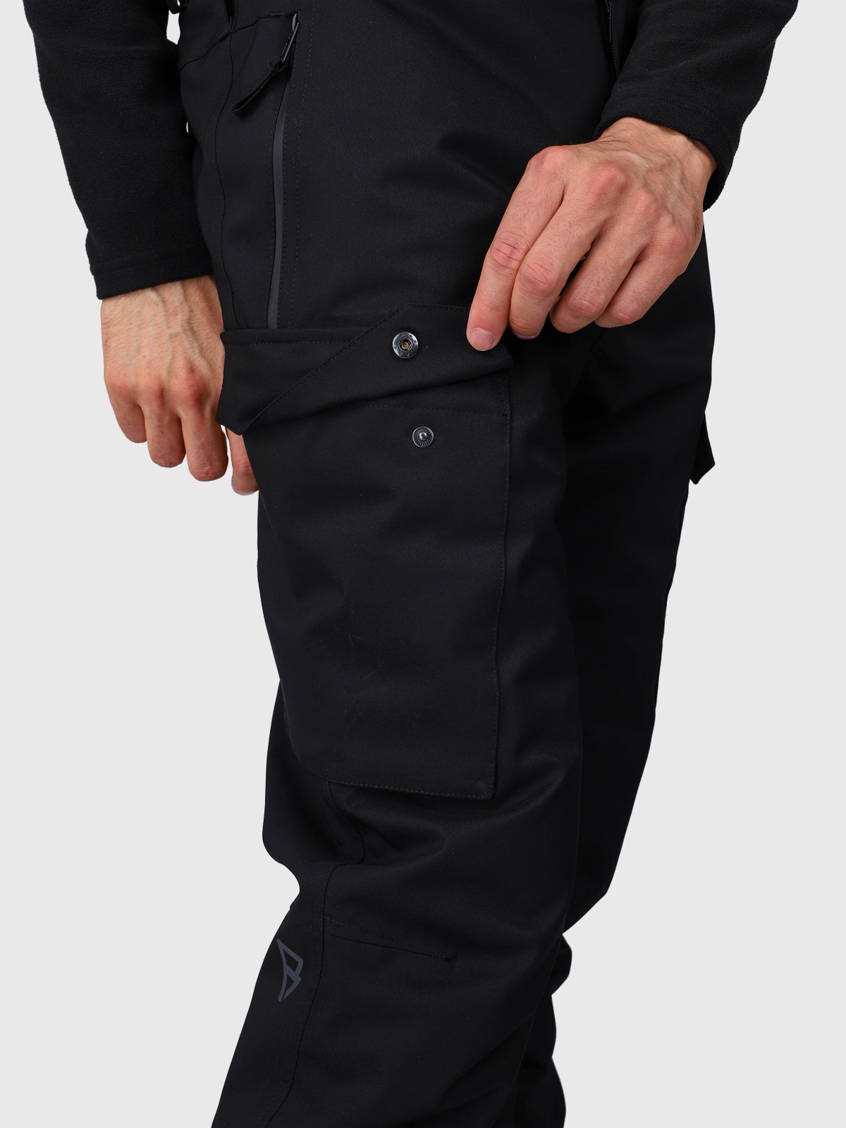 Footrail-Cargo Heren Ski Broek | Zwart