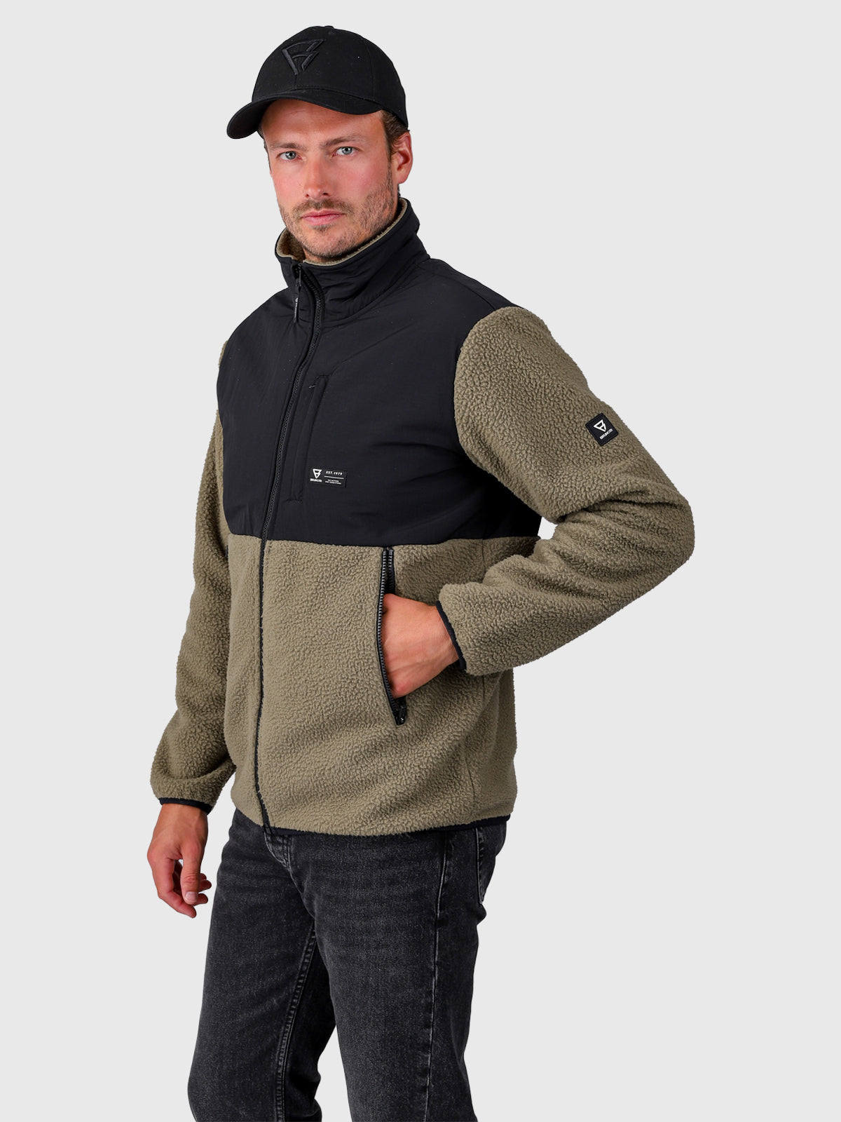Shawno Men Fleece | Dusky Green