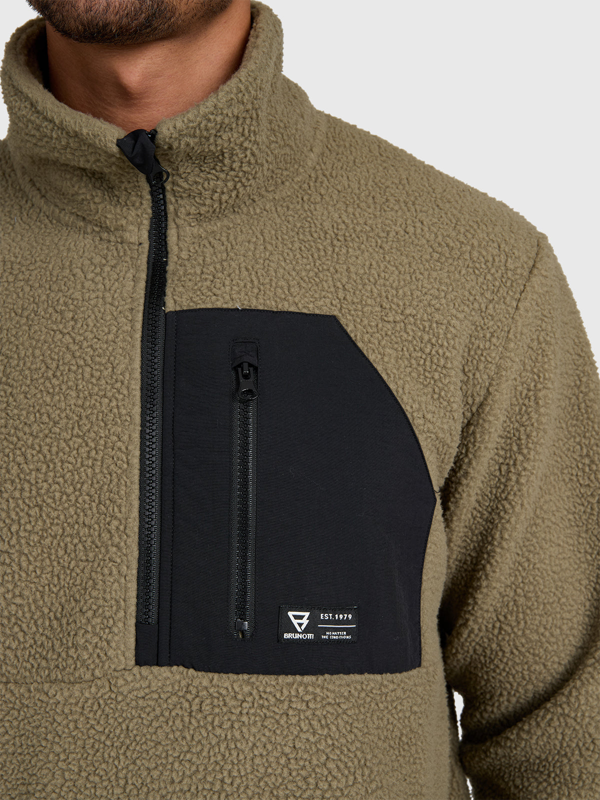 Kelstyn Men Fleece | Dusky Green
