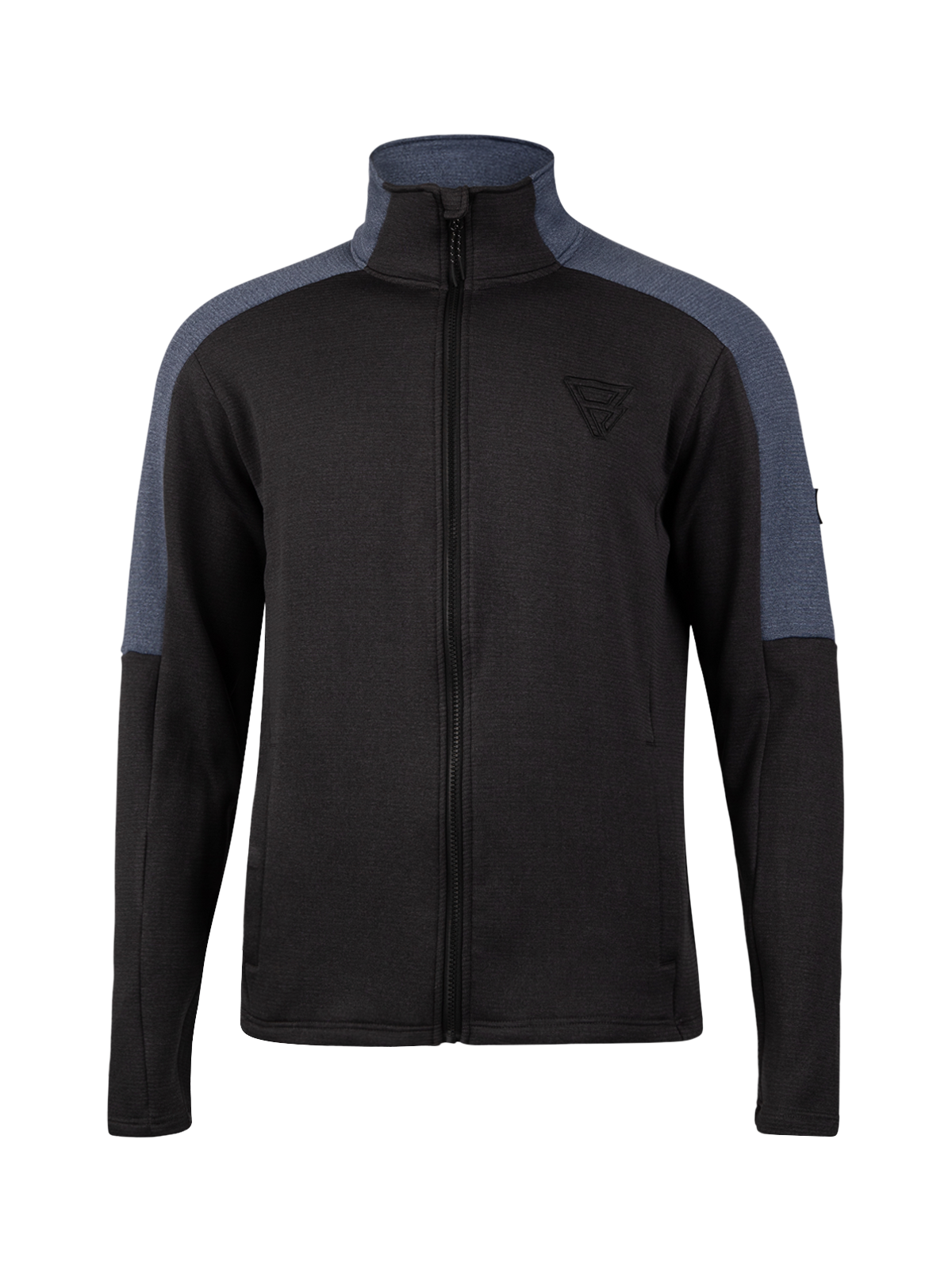 Daronst-Zip Men Fleece | Black