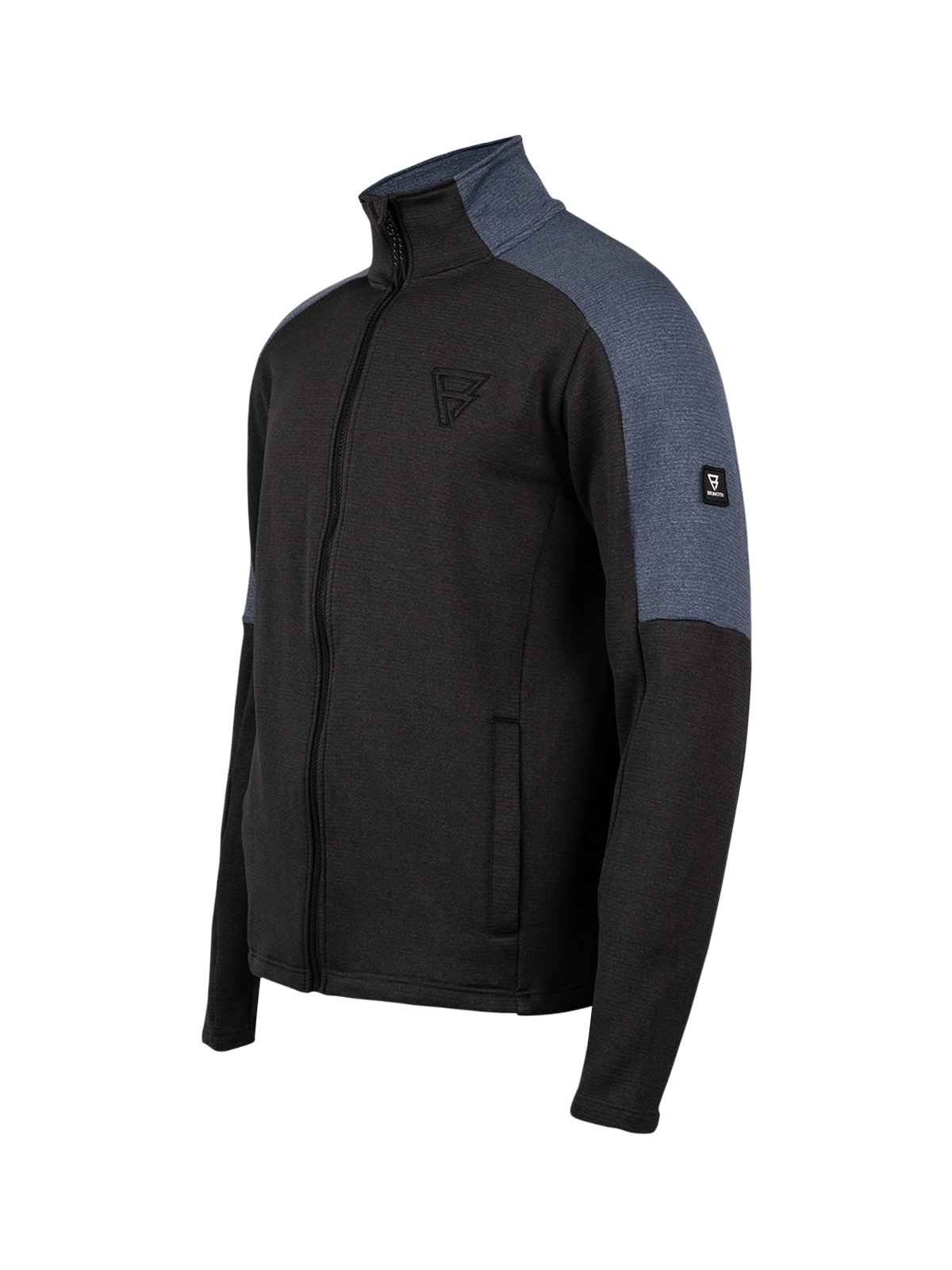 Daronst-Zip Men Fleece | Black