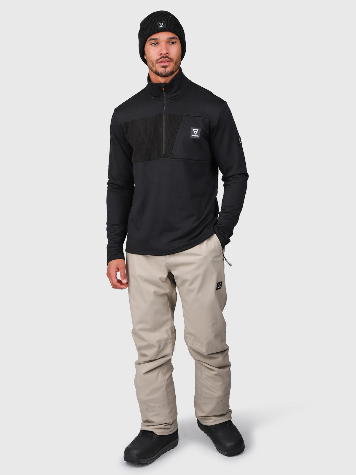Mattish Men Fleece | Black