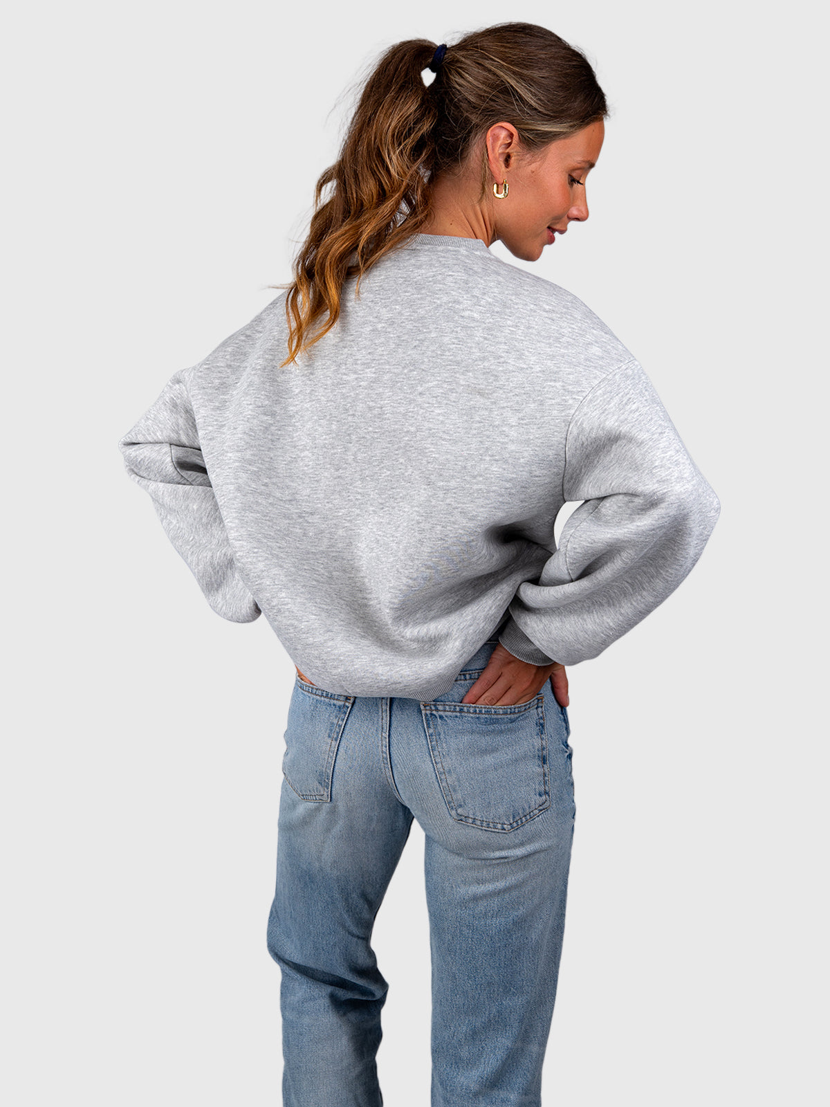 Aldora Women Sweater | Light Grey Melee