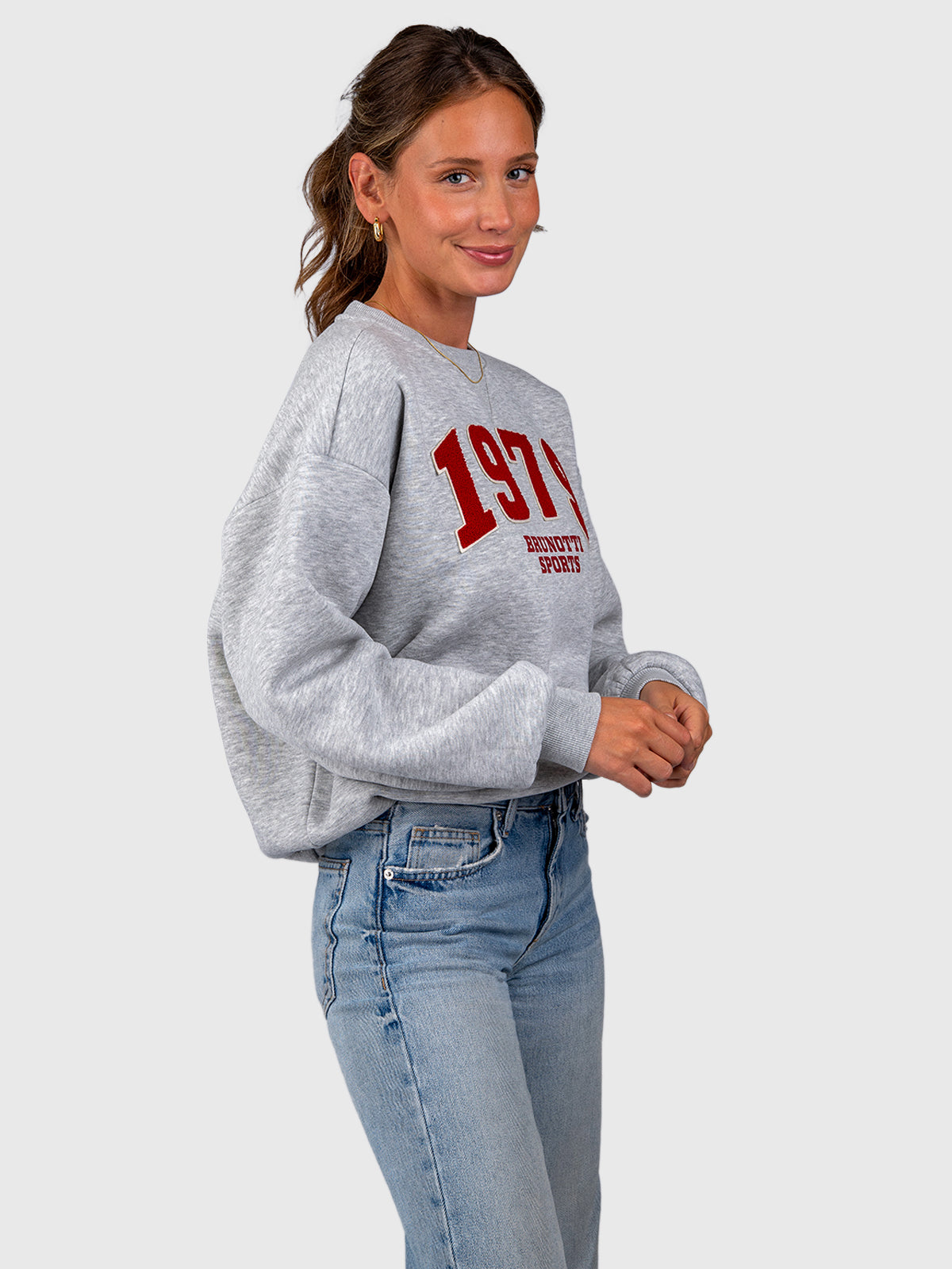 Aldora Women Sweater | Light Grey Melee